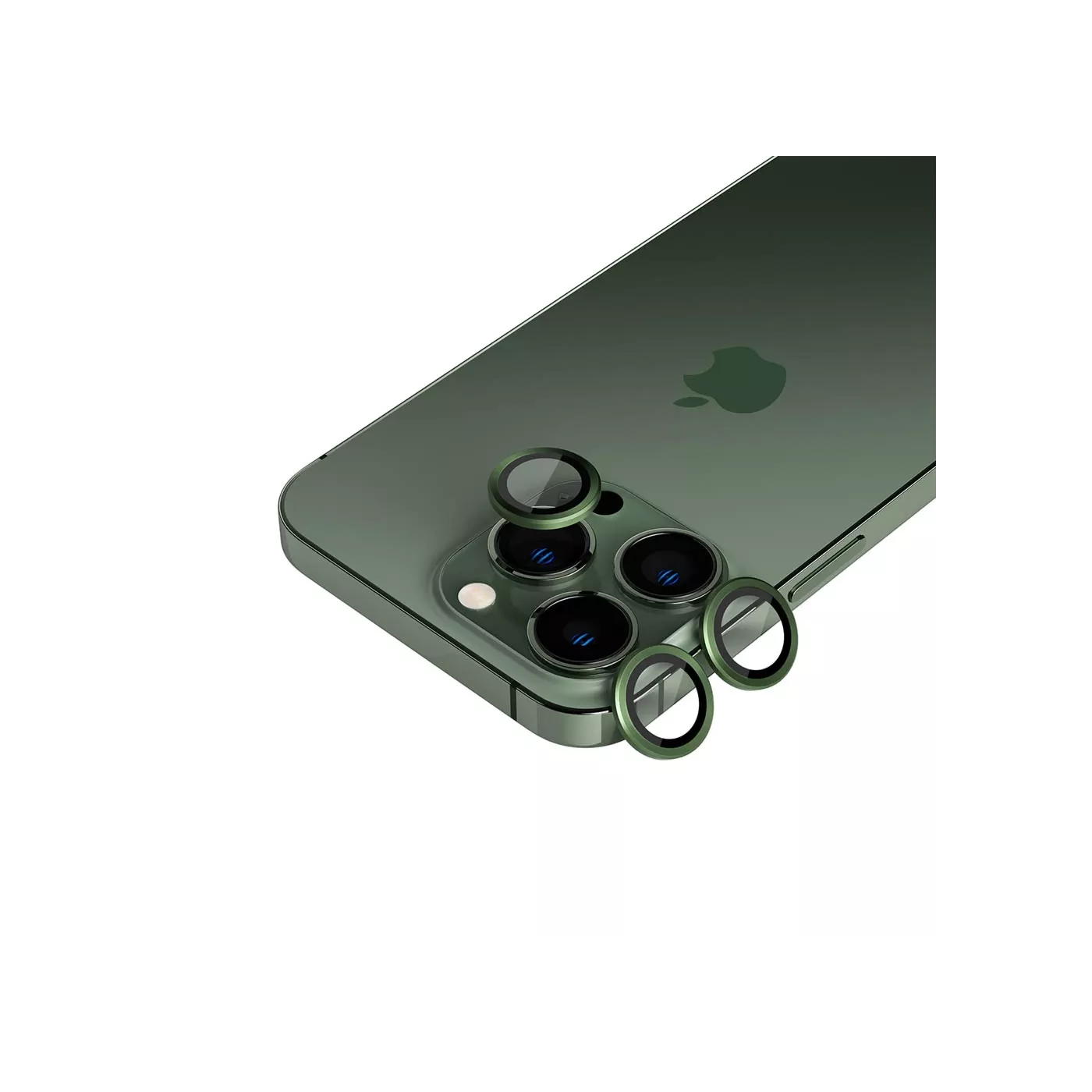 غطاء حماية لعدسات كاميرا جهاز iPhone 13 Pro/Max من AmazingThing - أخضر
