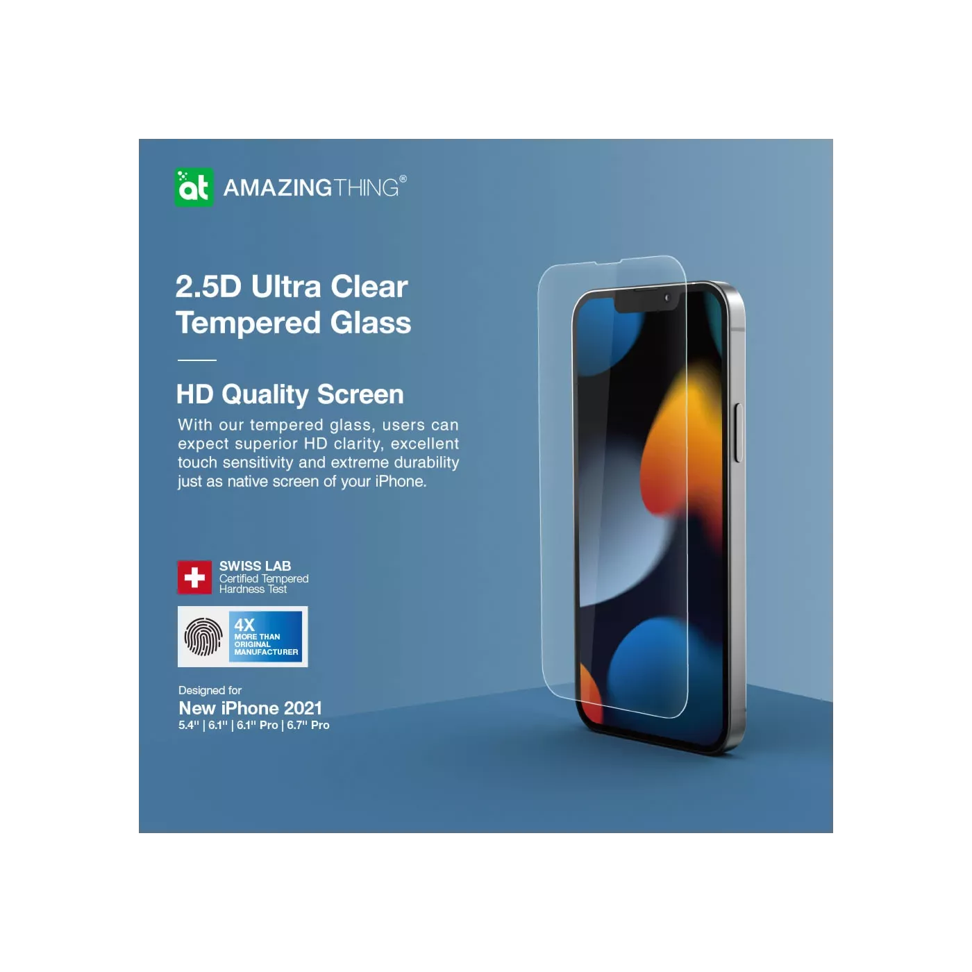 AmazingThing iPhone 13 Pro Max Screen Protector