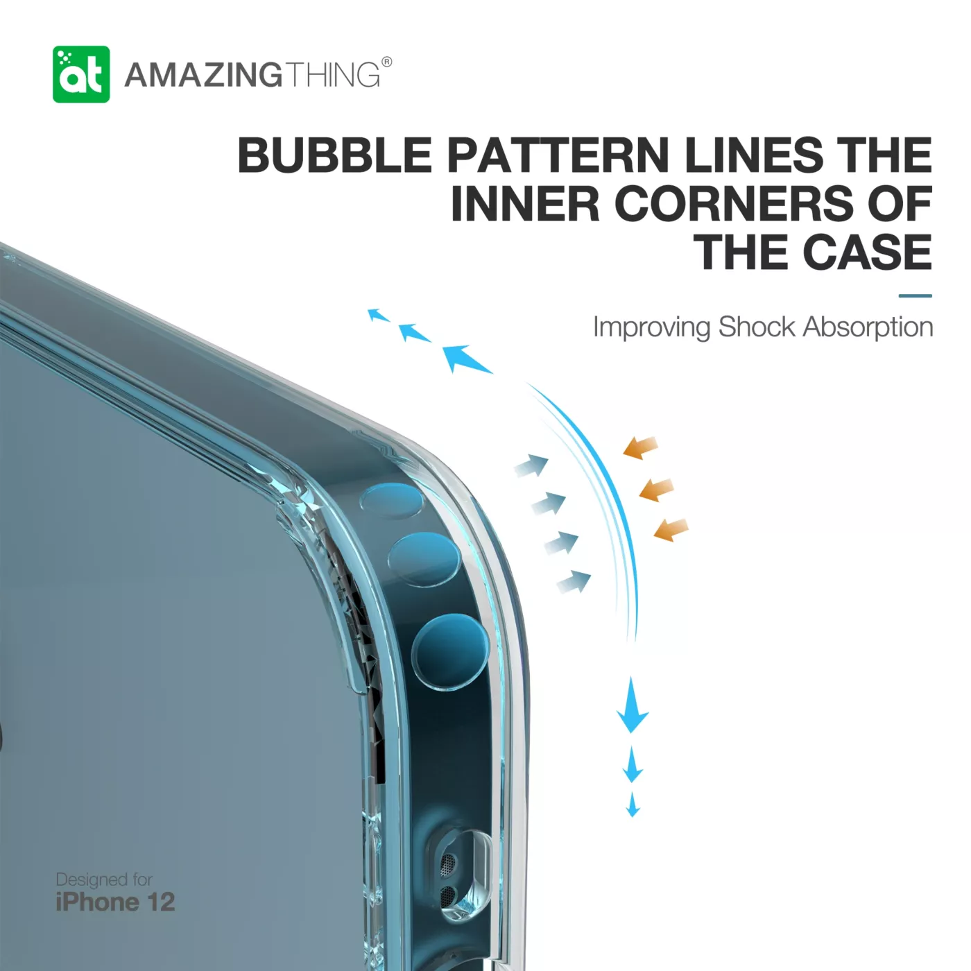AmazingThing Anti-Microbial Case for iPhone 12 mini