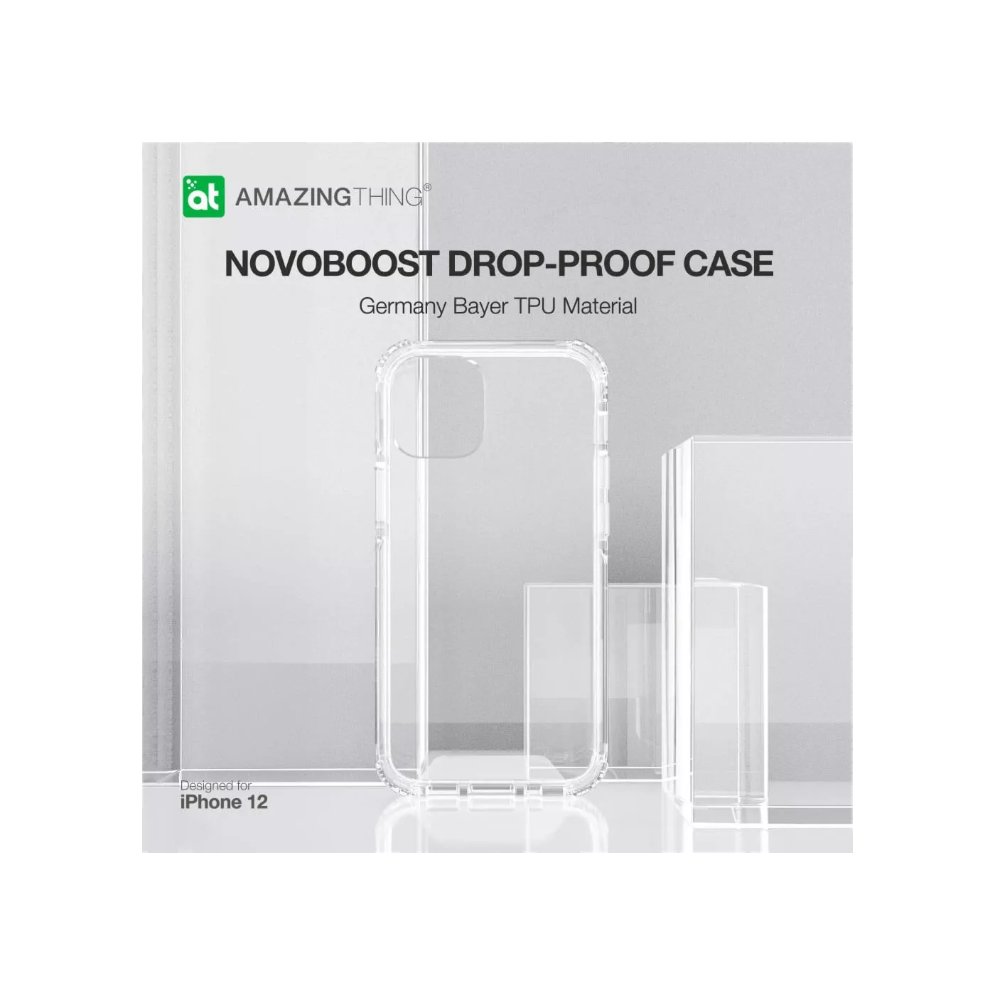 AmazingThing iPhone 12 Mini Novoboost Screen Protector Cl