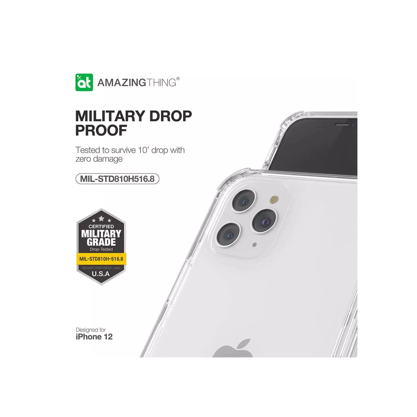 AmazingThing iPhone 12 Mini Novoboost Screen Protector Cl