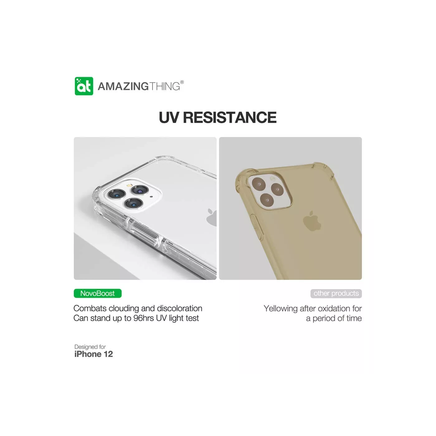 AmazingThing iPhone 12 Mini Novoboost Screen Protector Cl