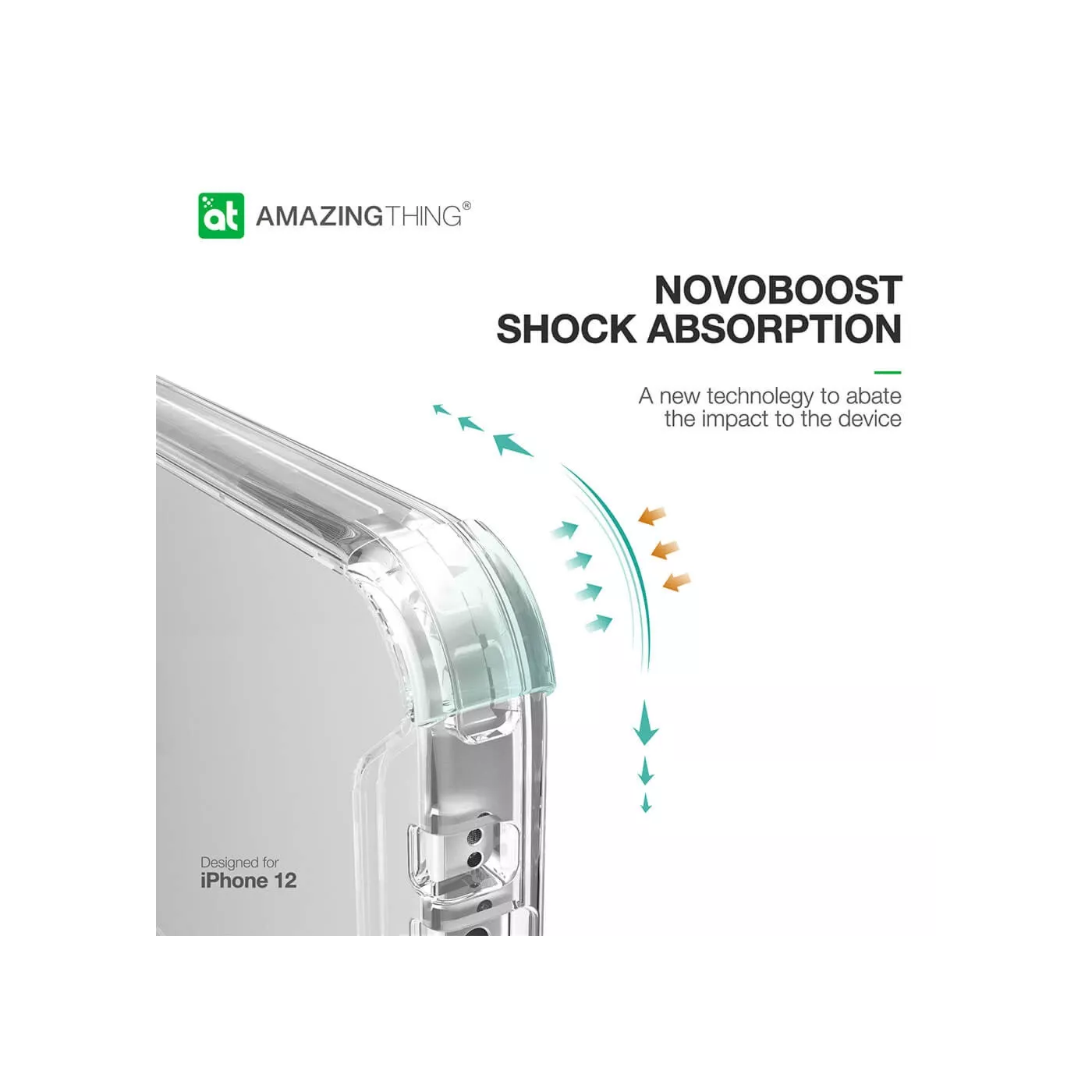 AmazingThing iPhone 12 Mini Novoboost Screen Protector Cl