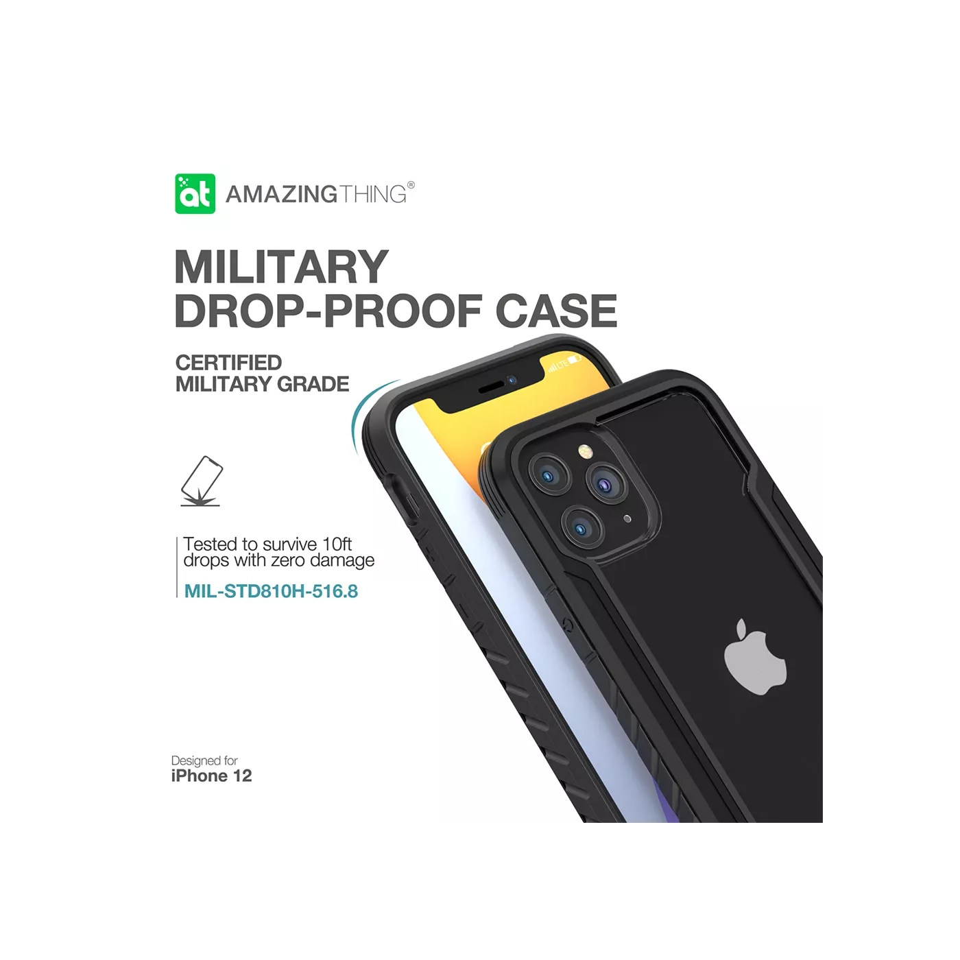 AmazingThing Drop-Proof Case for iPhone 12 Pro Max