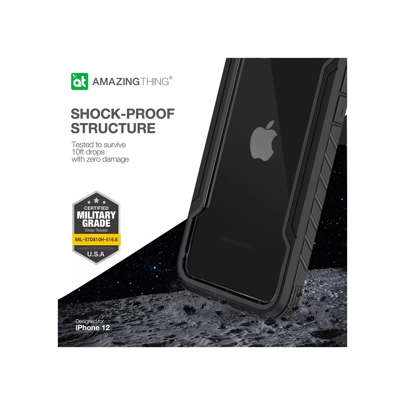 AmazingThing Drop-Proof Case for iPhone 12 Pro Max