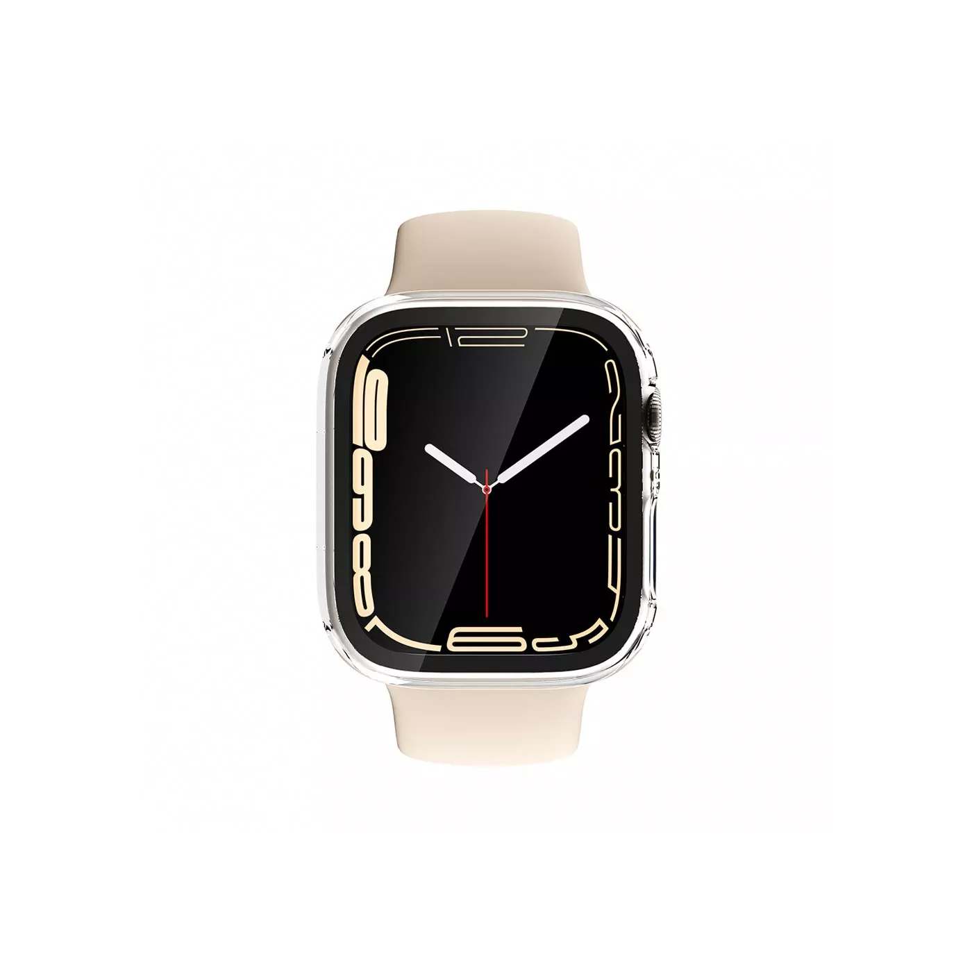 غطاء حماية لساعة Apple Watch 8 قياس 41 ملم من AmazingThing - شفاف