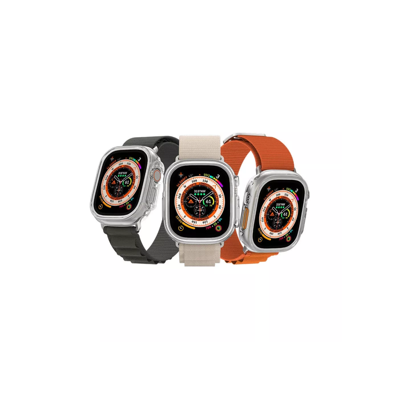 غطاء حماية لساعة Apple Ultra Minimal من AmzingThing - شفاف
