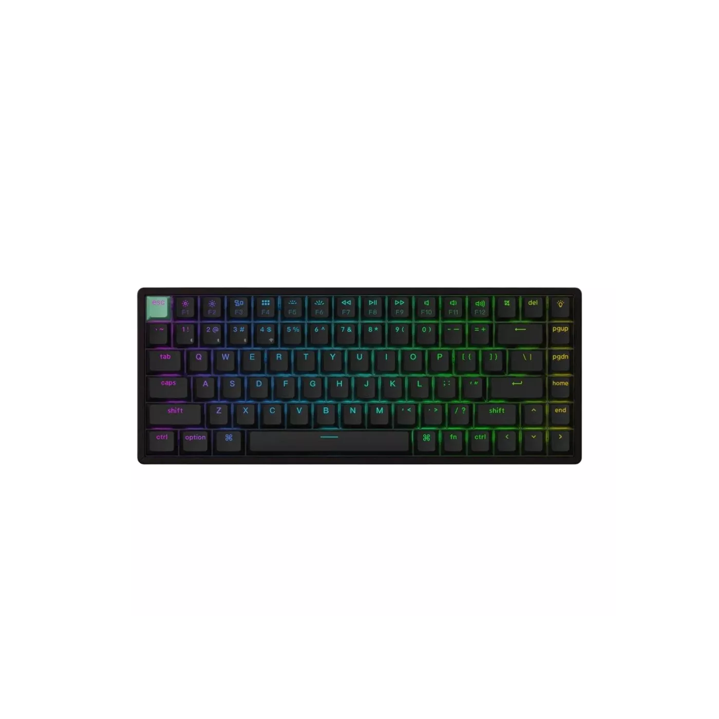 Keychron - K2 HE 75% RGB Mechanical Keyboard - Black