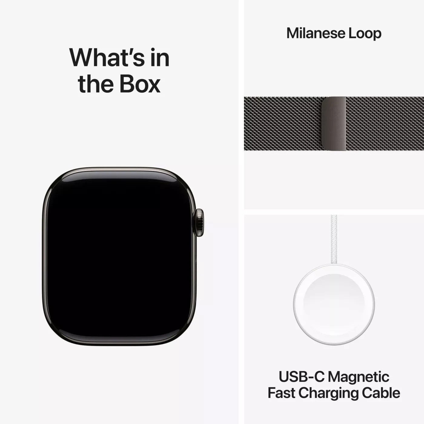 Apple Watch Series 10 GPS + Cellular Milanese Loop