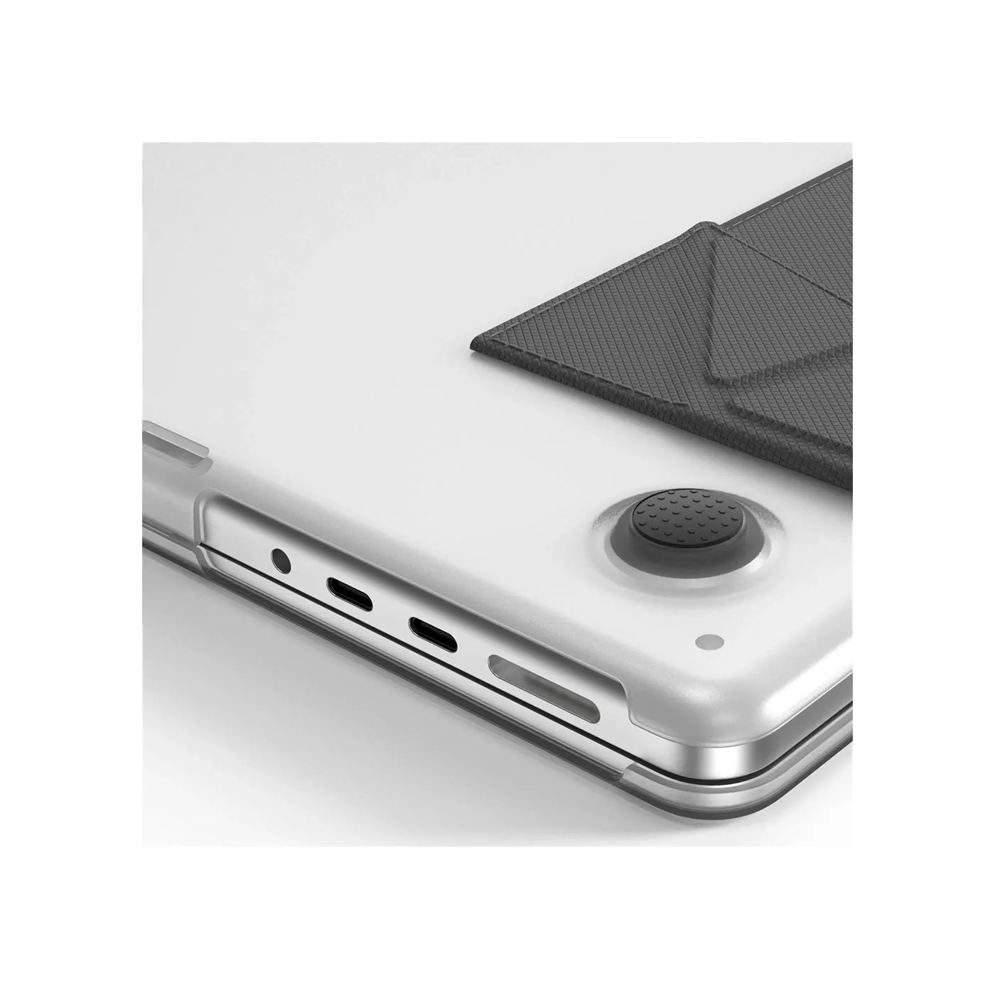غطاء حماية اميزينغ ثينج Marsix Pro مع حامل مغناطيسي لجهاز ‏MacBook Pro مقاس 14 إنش - زهري