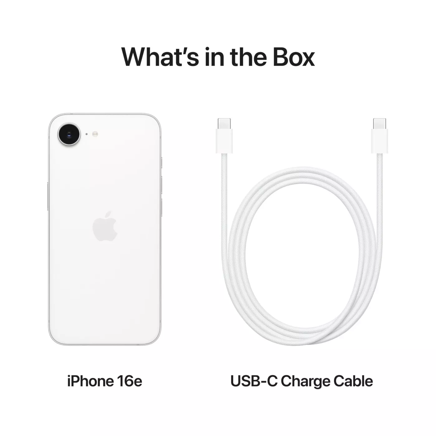 iPhone 16e 128GB White