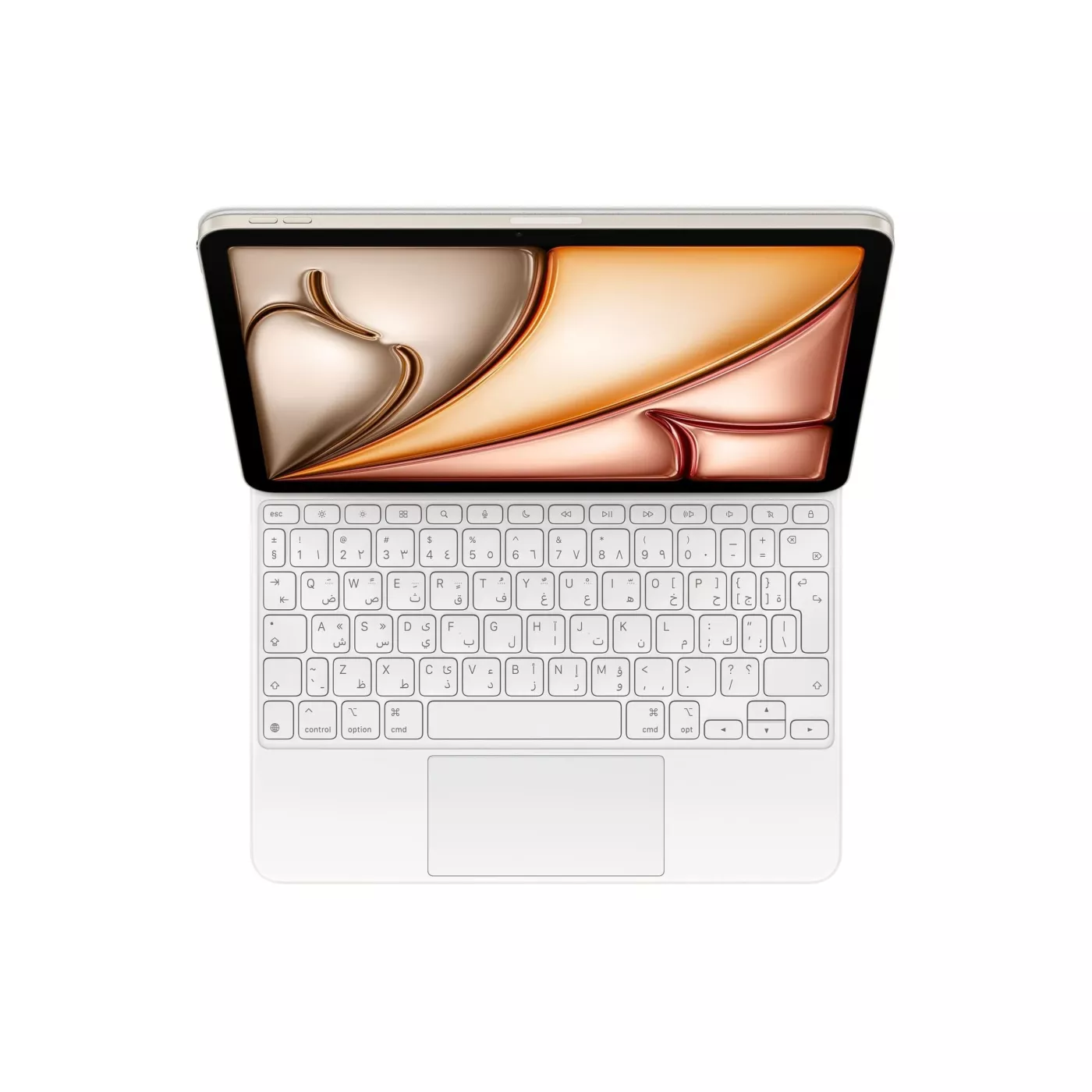 Magic Keyboard for iPad Air 11-inch (M3) - Arabic - White