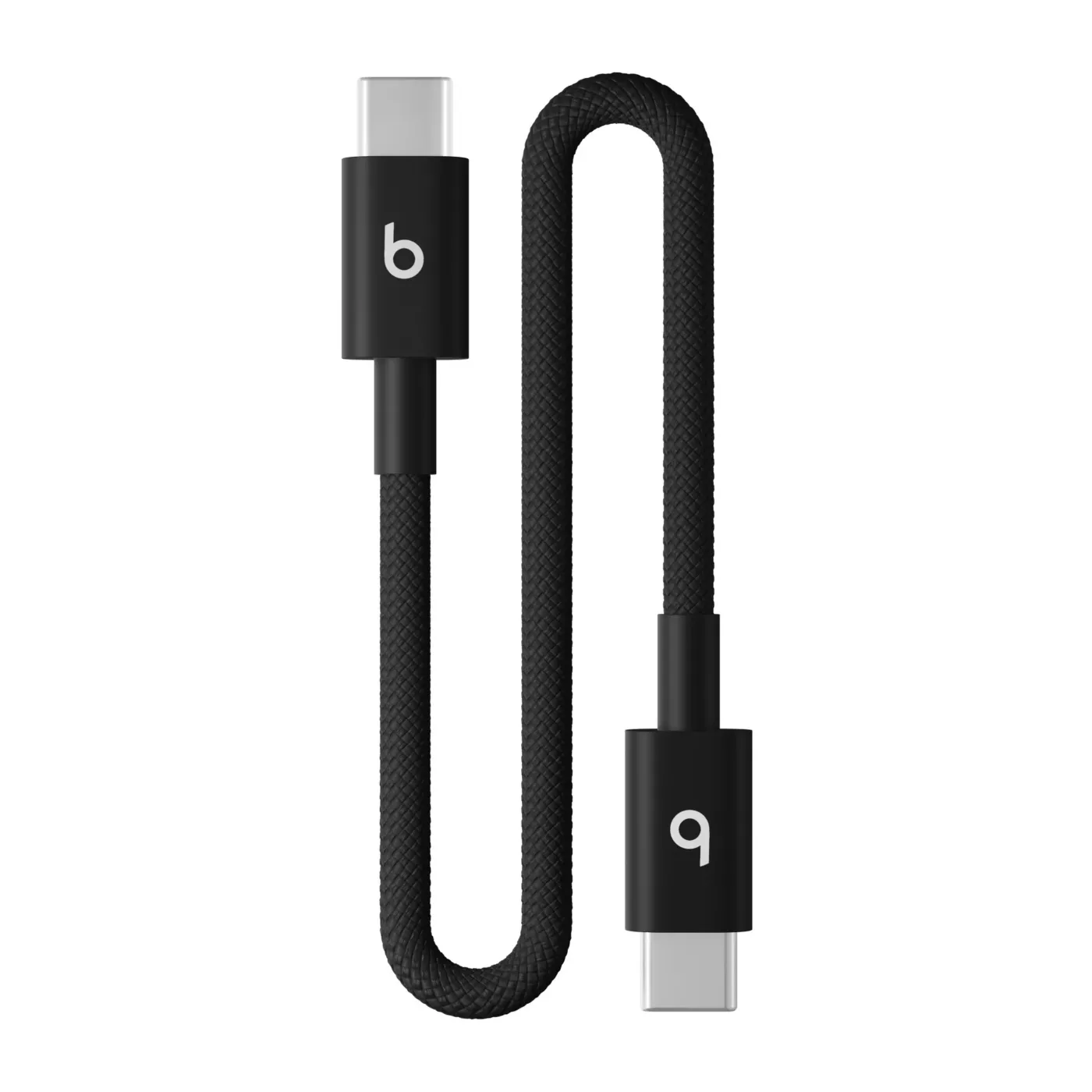 Beats USB-C to USB-C Woven Short Cable (0.2m) - Bolt Black