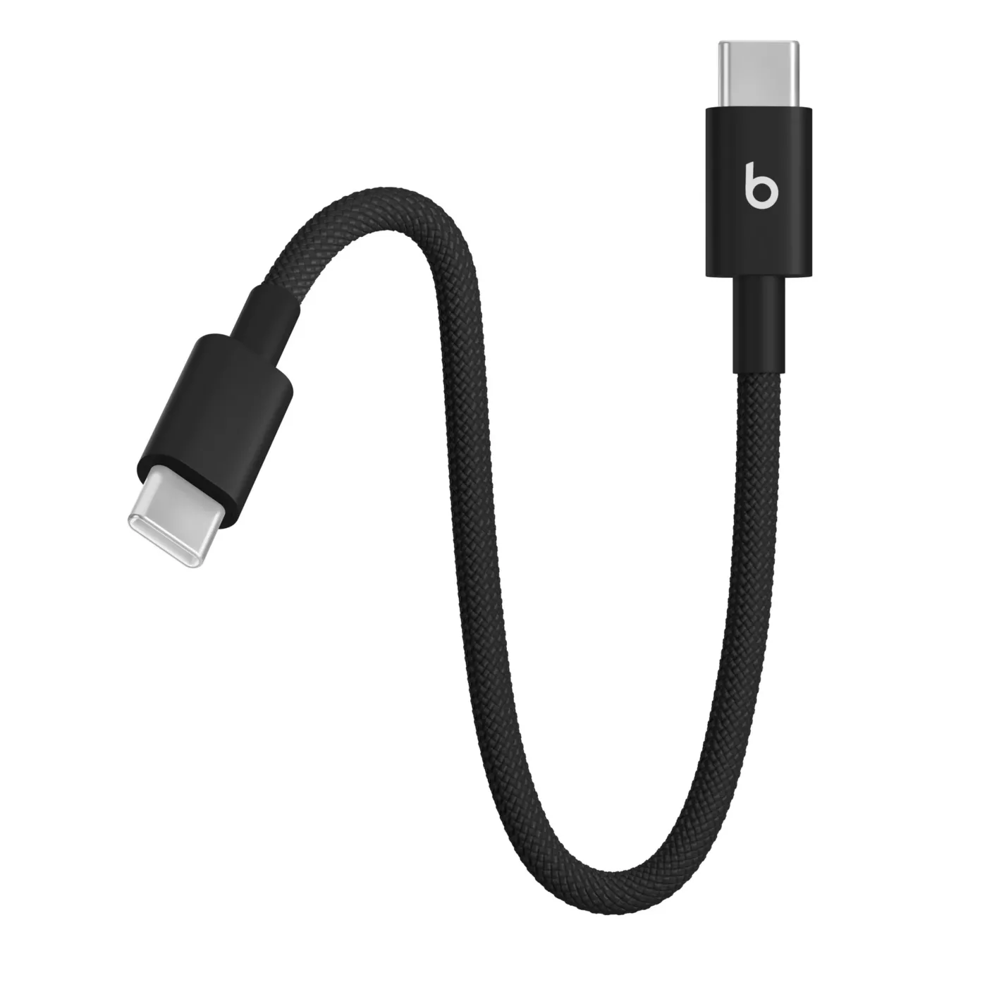 Beats USB-C to USB-C Woven Short Cable (0.2m) - Bolt Black