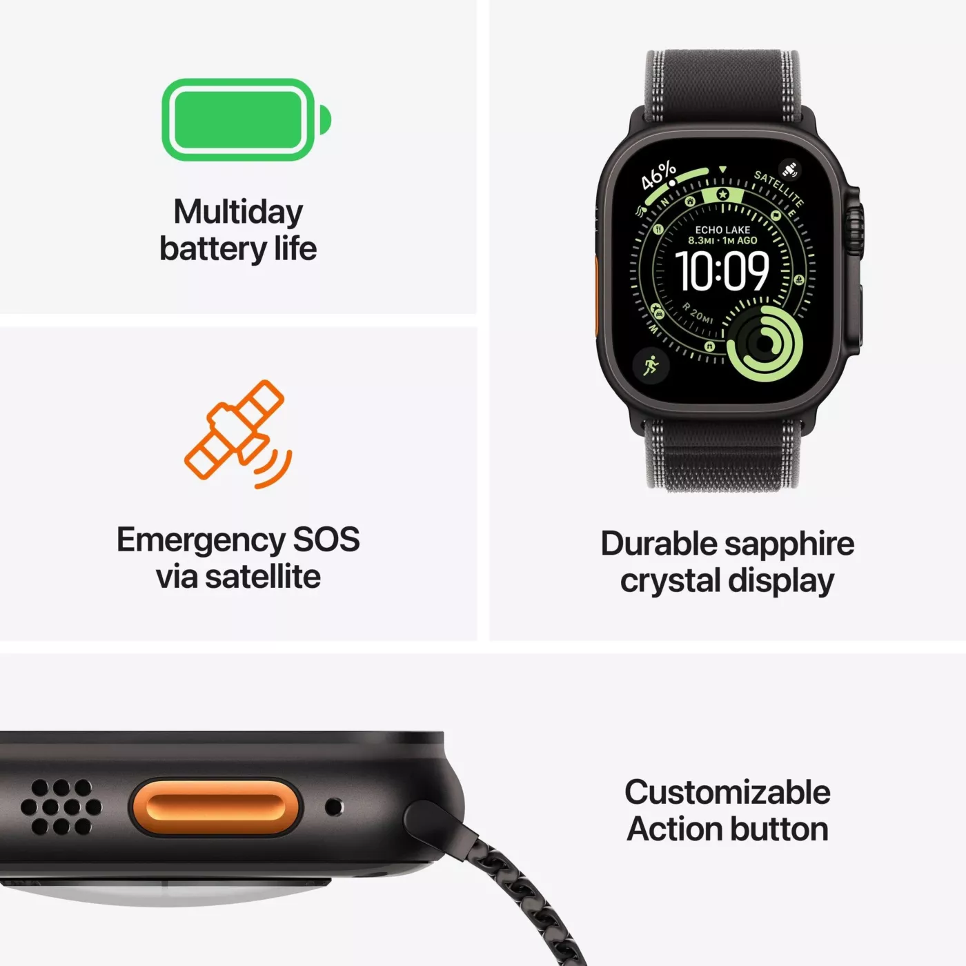 Apple Watch Ultra 3 with Milanese Loop