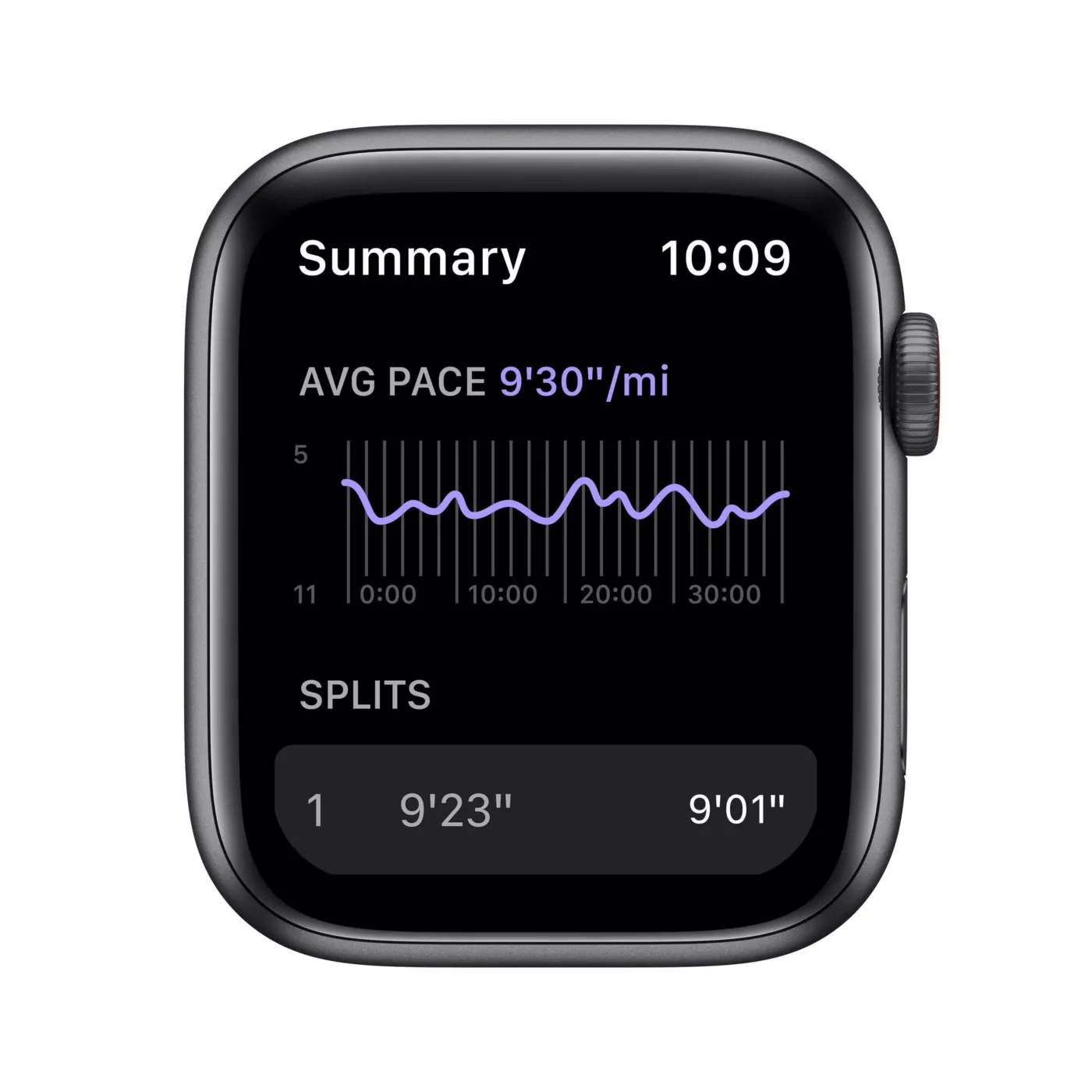 Apple Watch Nike Series 6 GPS 44mm Space Gray Aluminium Case with Anthracite/Black Nike Sport Band