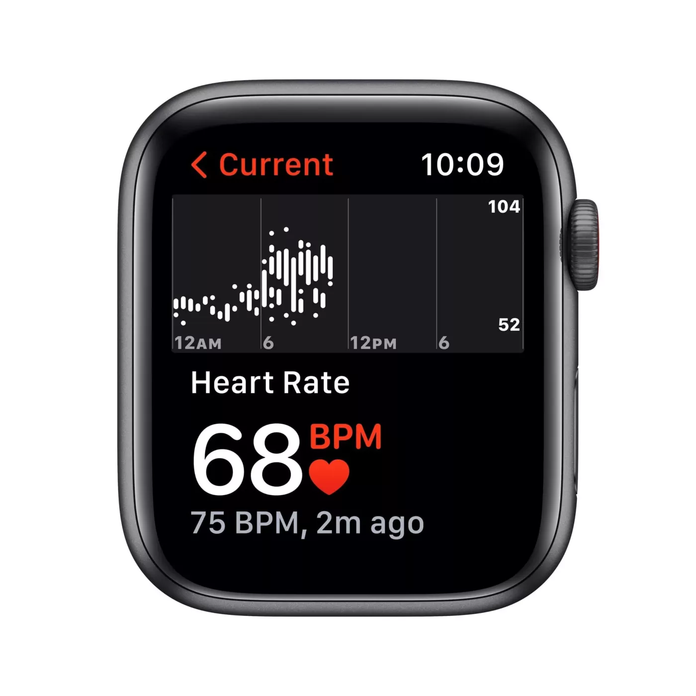 Apple Watch Nike Series 6 GPS 44mm Space Gray Aluminium Case with Anthracite/Black Nike Sport Band