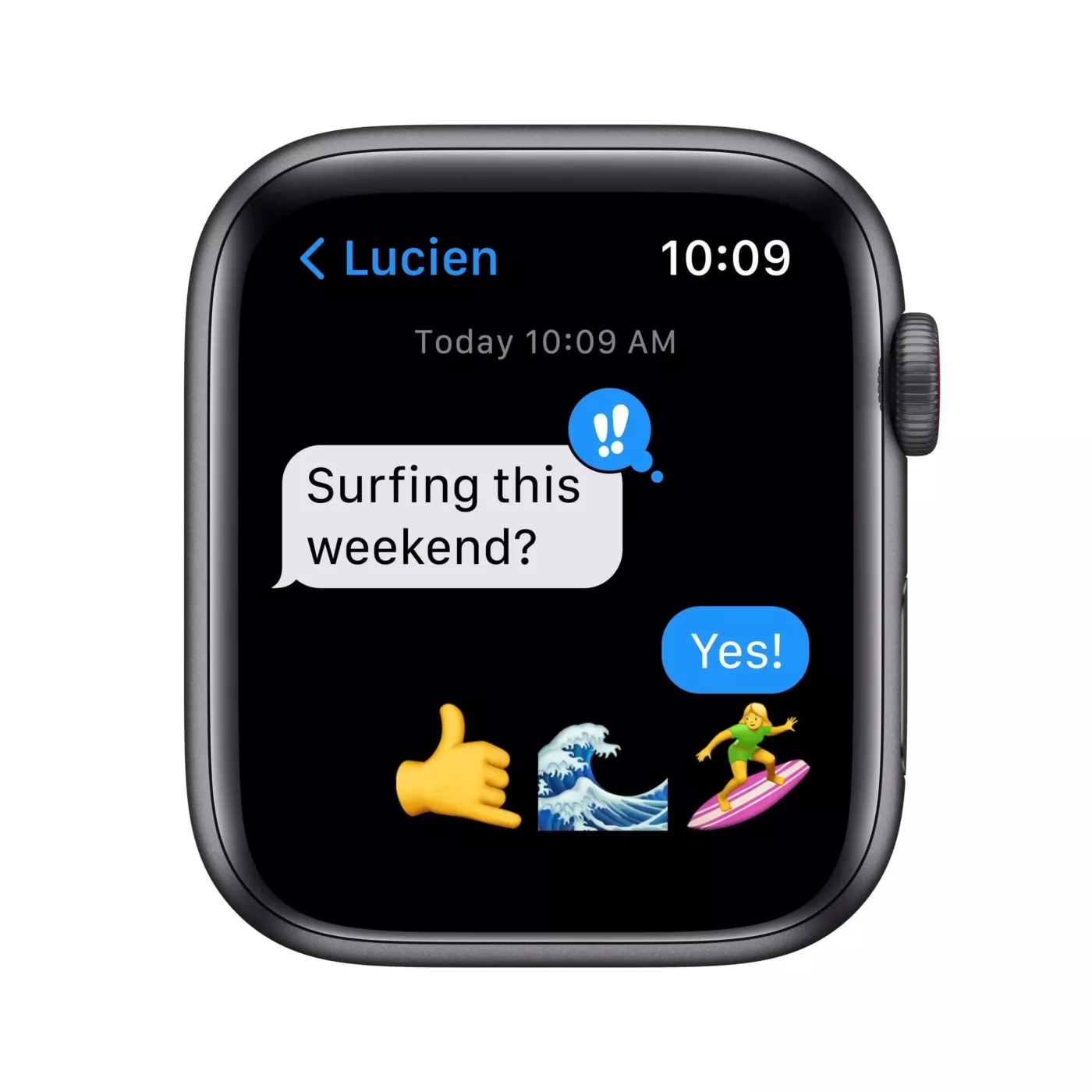 Apple Watch Nike Series 6 GPS 44mm Space Gray Aluminium Case with Anthracite/Black Nike Sport Band