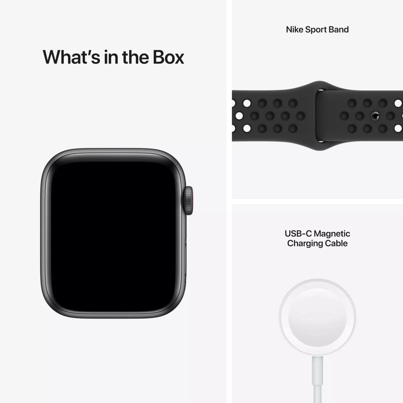Apple Watch Nike Series 6 GPS 44mm Space Gray Aluminium Case with Anthracite/Black Nike Sport Band