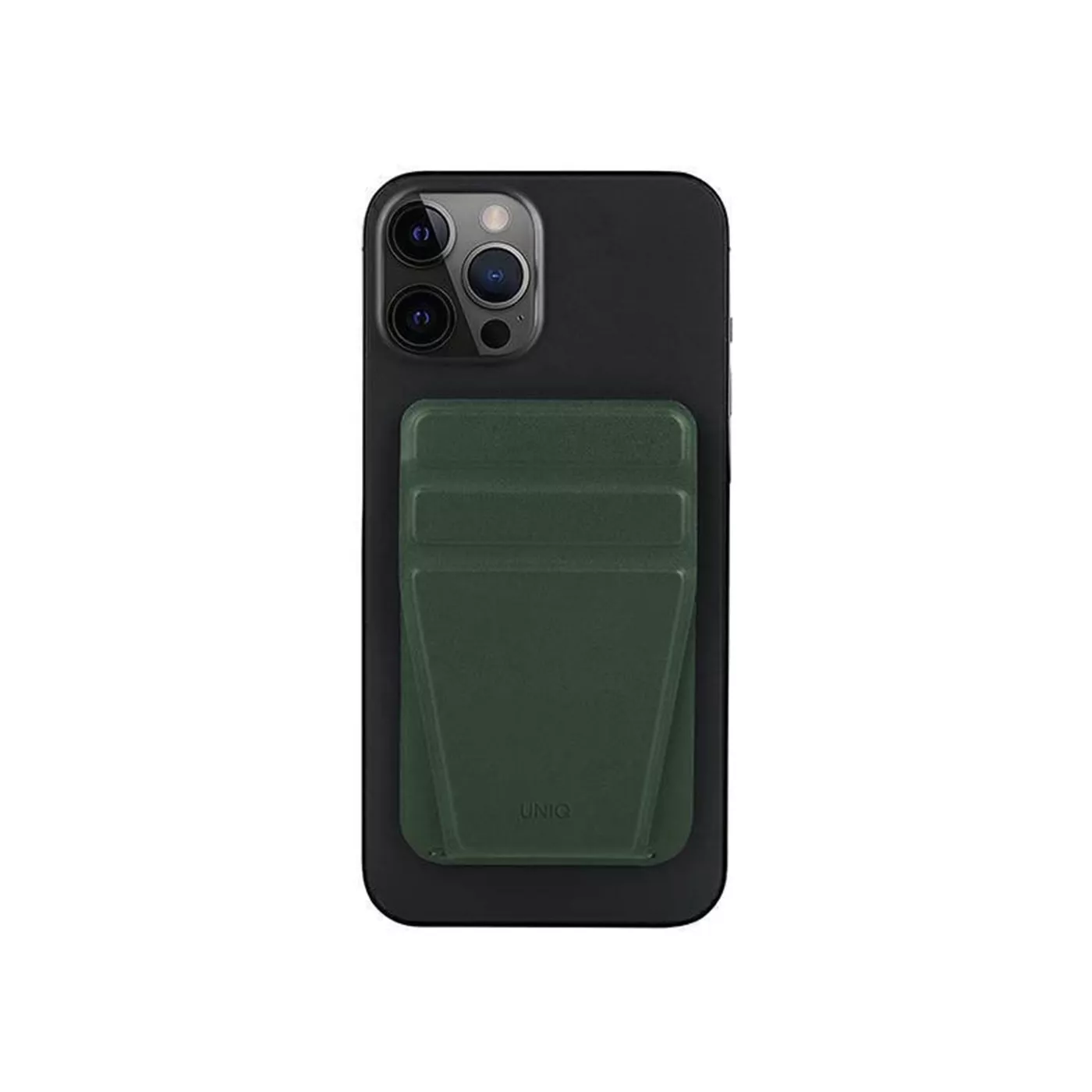 Uniq Lyft Magnetic Snap-On Stand & Card Holder - Pine Green