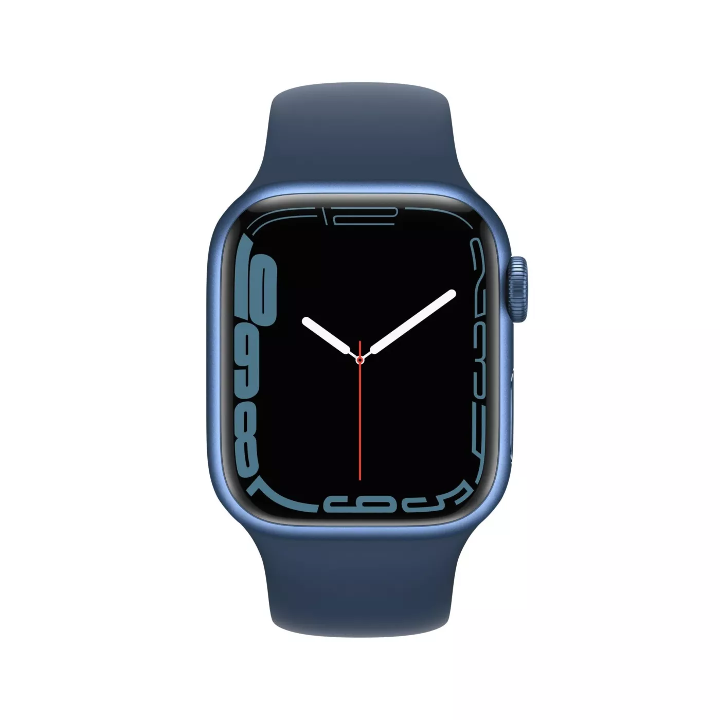 Apple Watch Series 7 GPS 41mm Blue Aluminium Case with Abyss Blue Sport Band