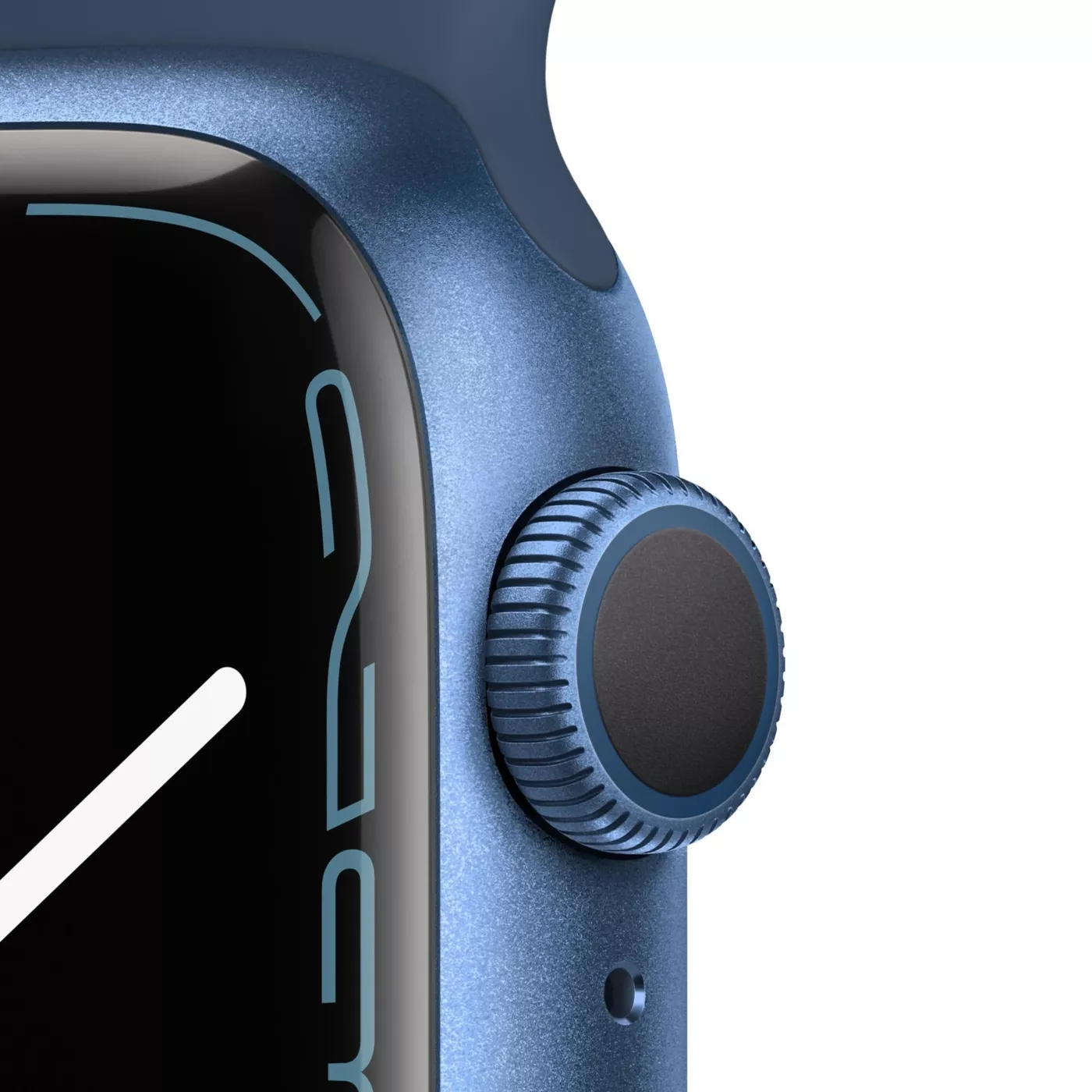 Apple Watch Series 7 GPS 41mm Blue Aluminium Case with Abyss Blue Sport Band