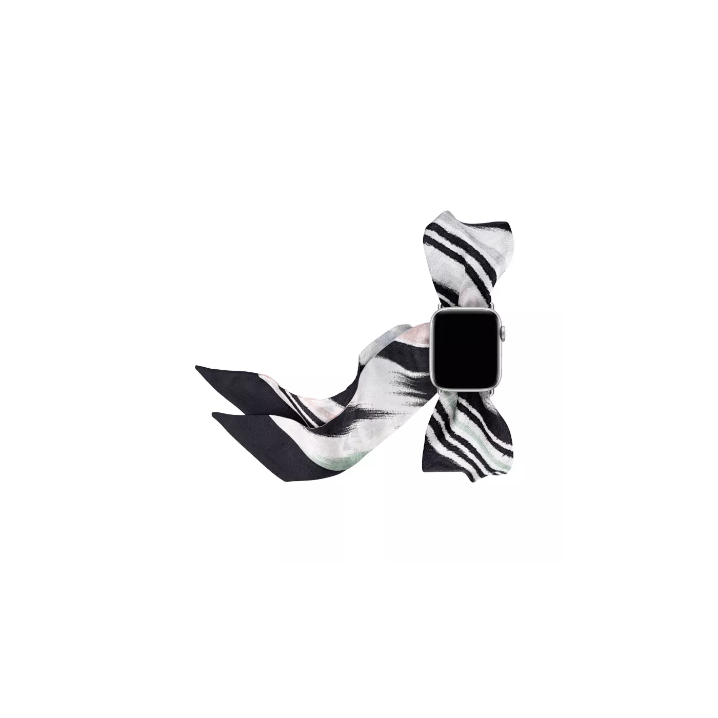 Missoni Apple Watch 38-40mm Slick Scarf Case Connector -Black & White