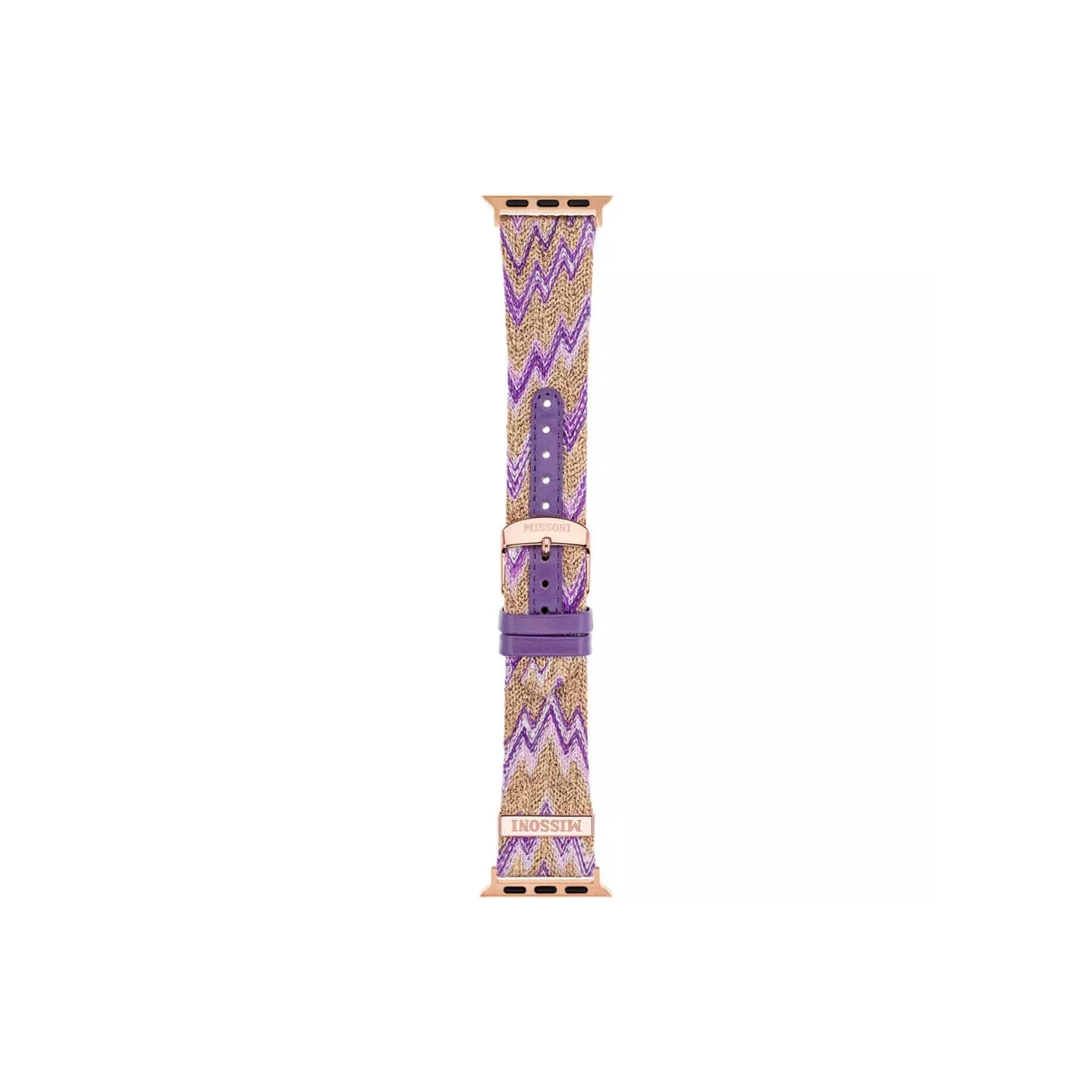 Missoni Zigzag Fabric Ardillon Apple Watch 38-41mm Strap GL - Multicol