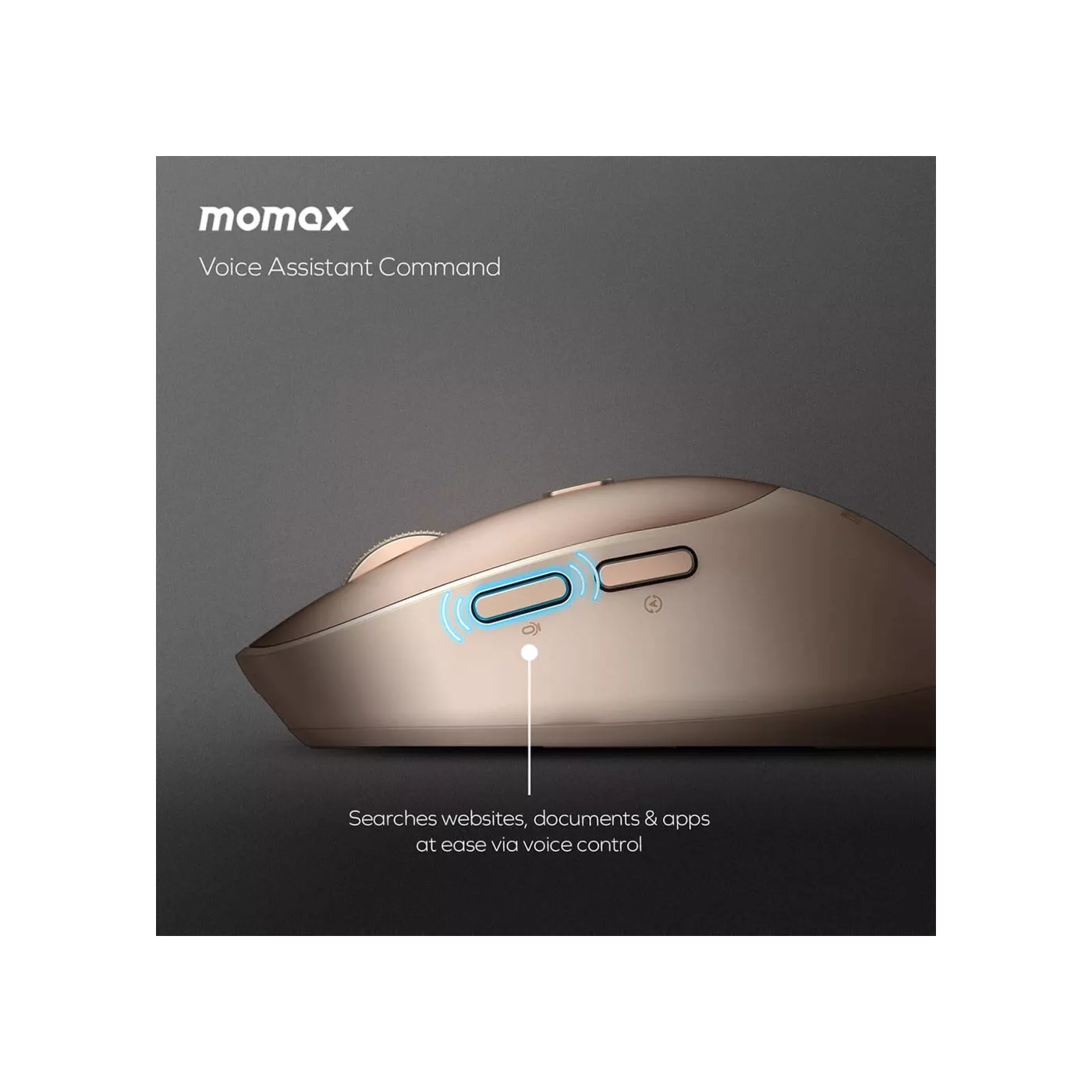 Momax 1-Folio AI Mouse - Desert Titanium