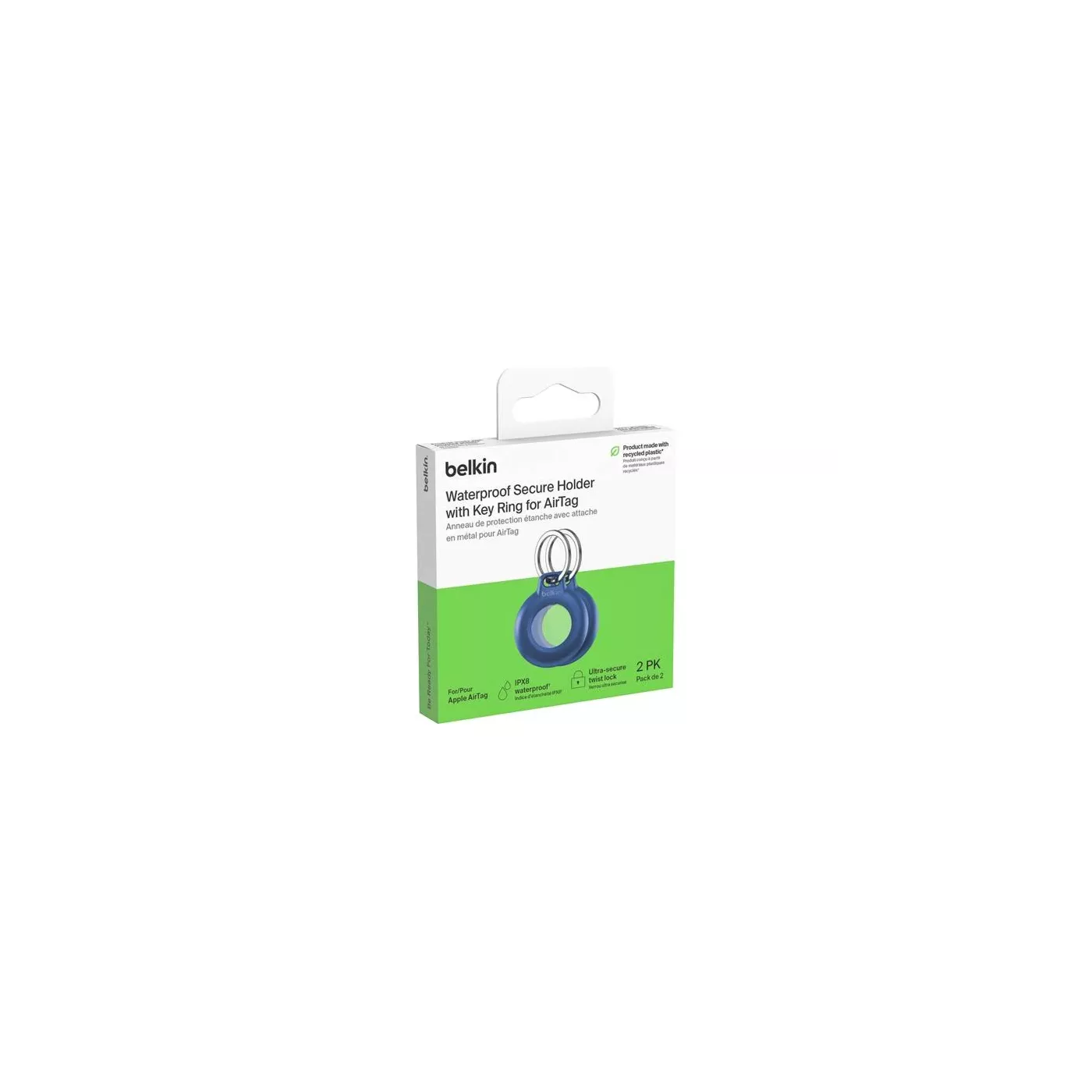 Belkin Waterproof Secure Holder AirTag Keychain