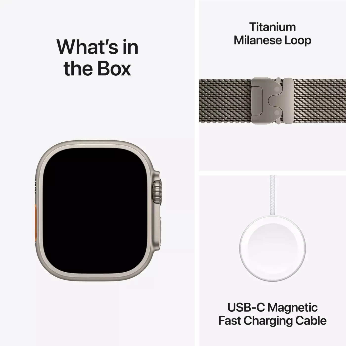 Apple Watch Ultra 2 with Milanese Loop