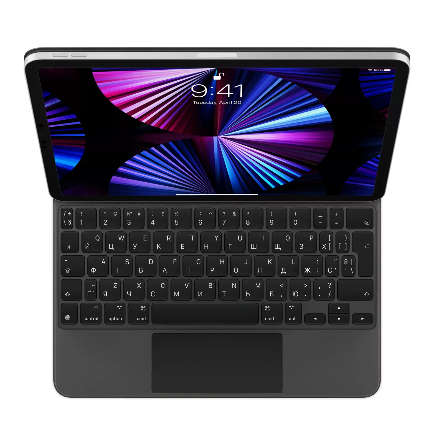Magic Keyboard for iPad Air 11-inch (M2) - Arabic - Black