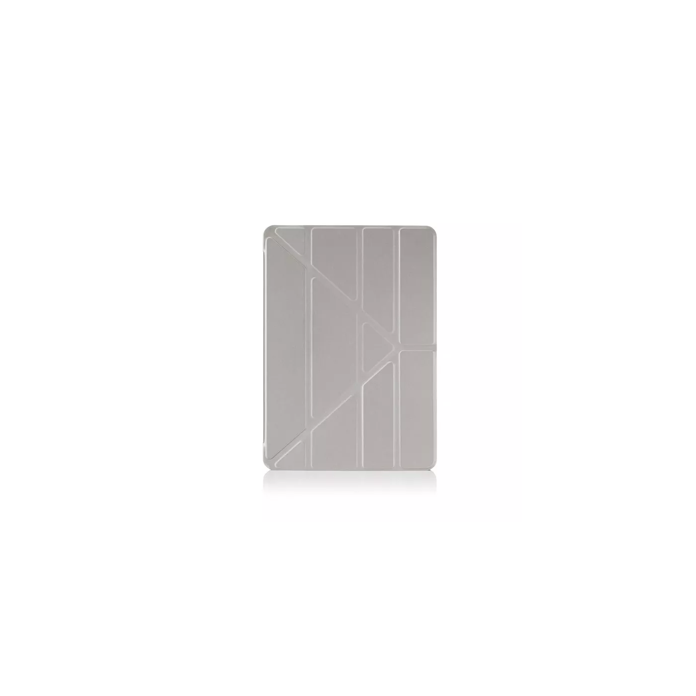 Pipetto Origami iPad Pro 11inch (2018) - حافظة/ فضي وشفاف