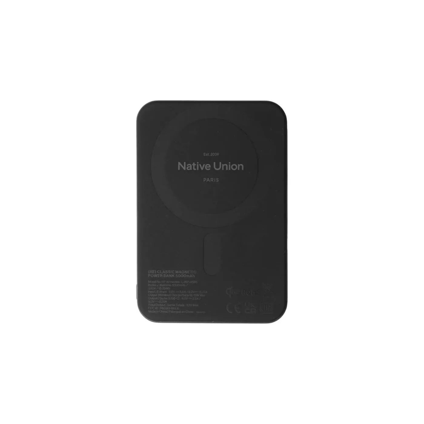 Native Union (RE)Classic 5K Qi2 Power Bank