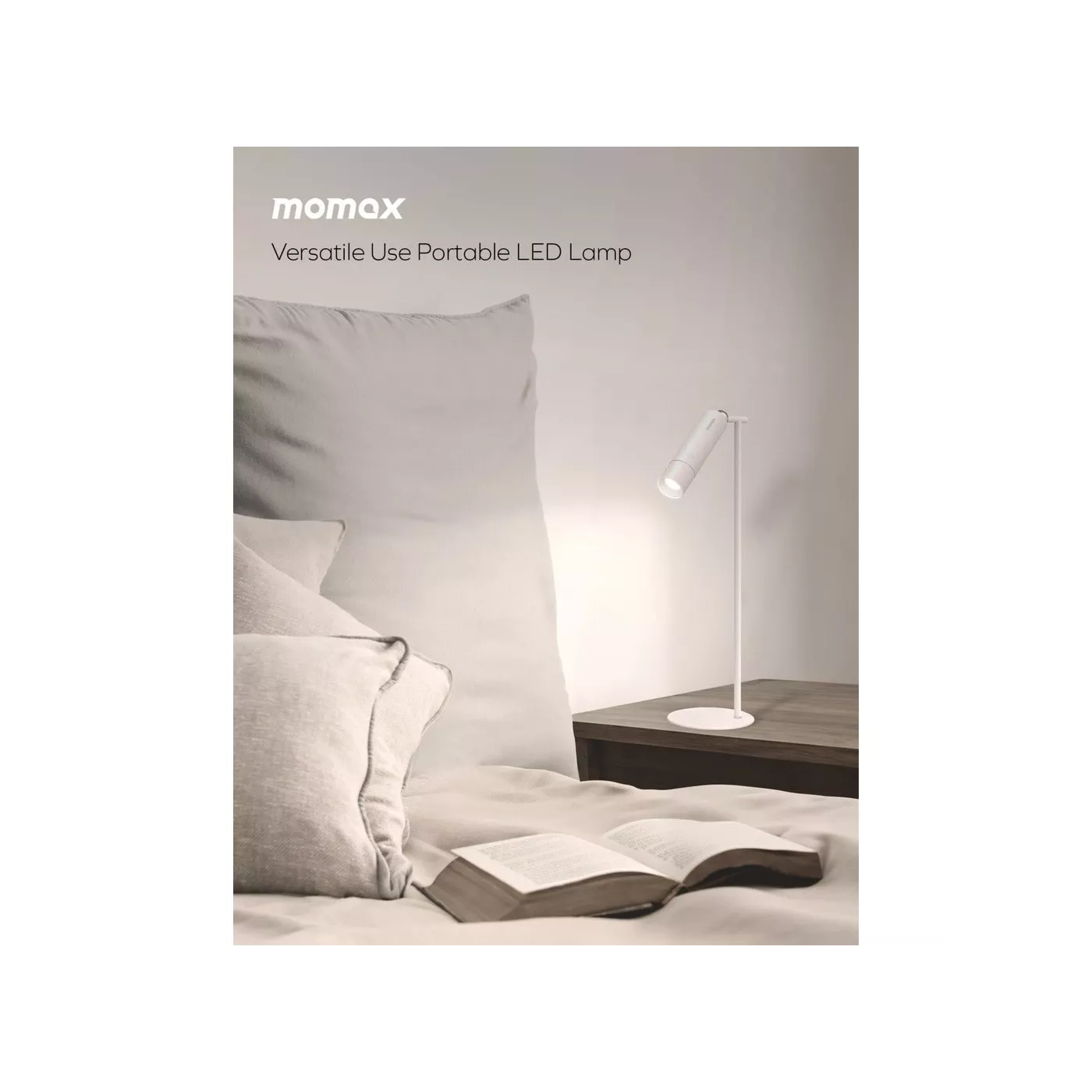 Momax Snaplux Portable LED Lamp - White