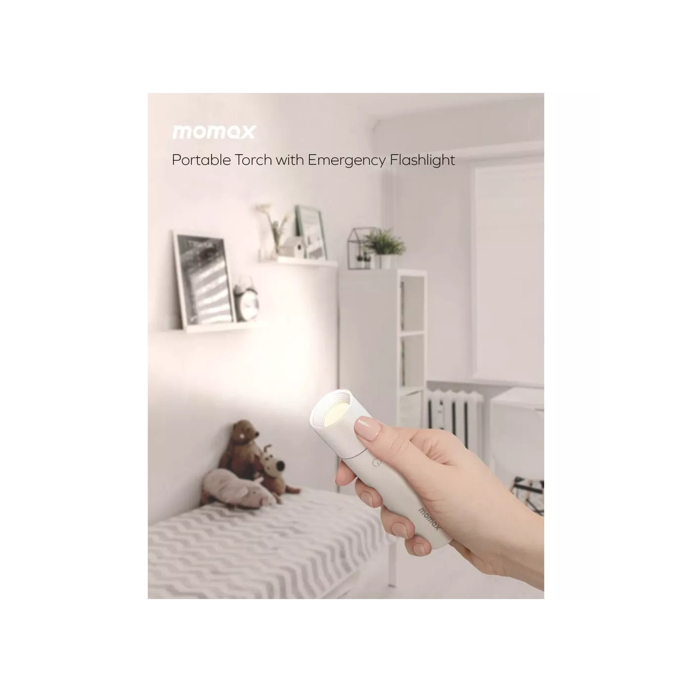 Momax Snaplux Portable LED Lamp - White