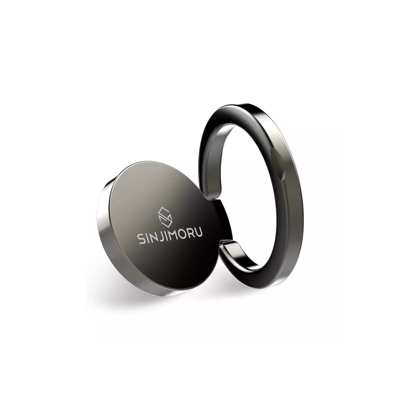Sinjimoru Ringo Mini Ring Holder & Stand 360 Rotation - Black