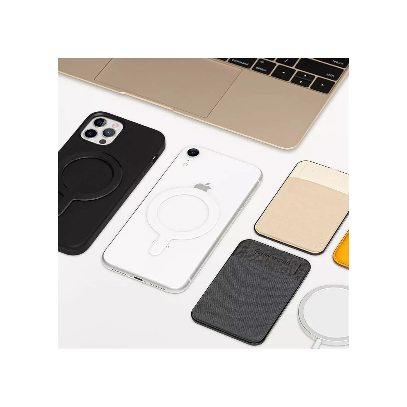 Sinjimoru M Plate Magnet Sticker MagSafe Accessory
