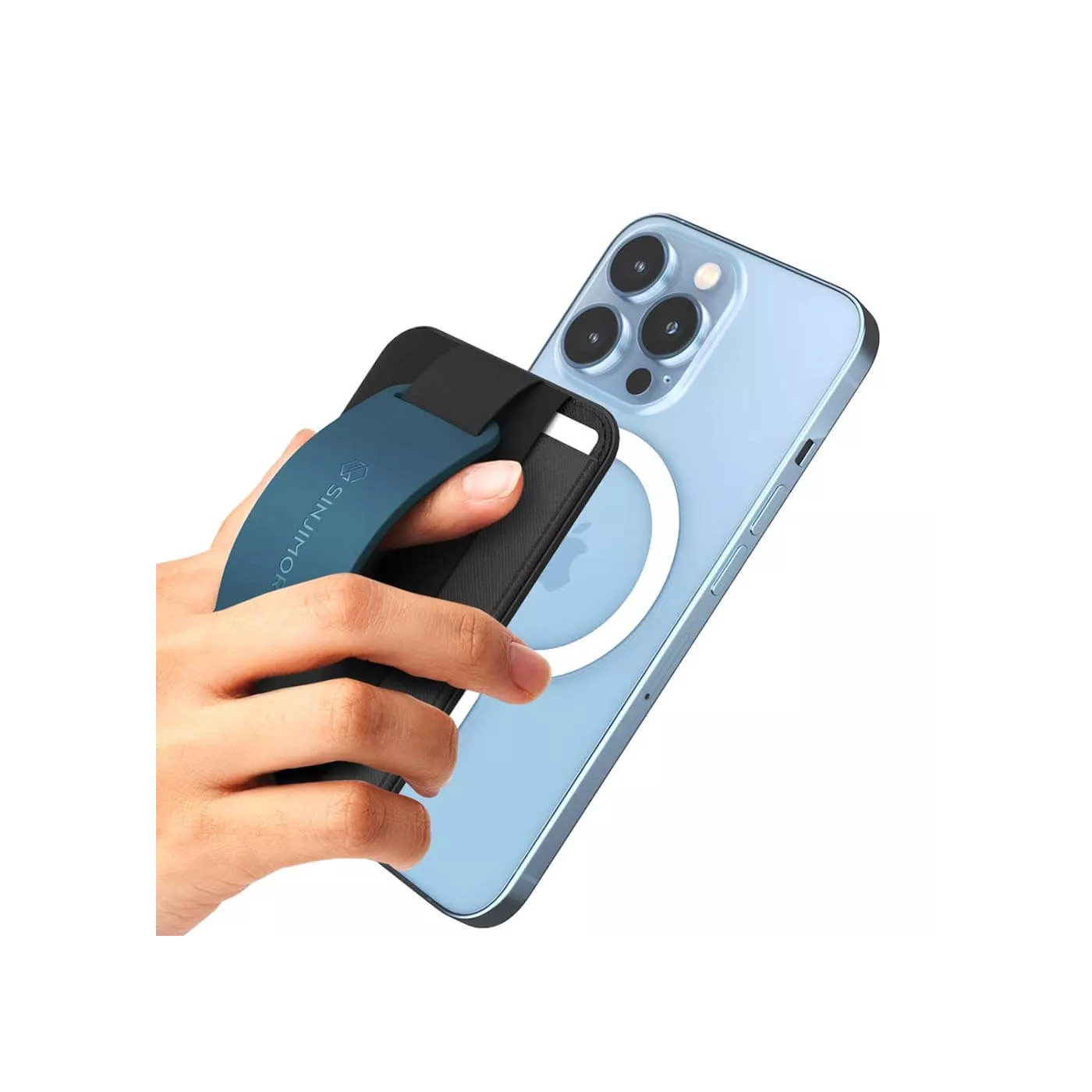 Sinjimoru M-Band Grip for MagSafe 3in1 Wallet
