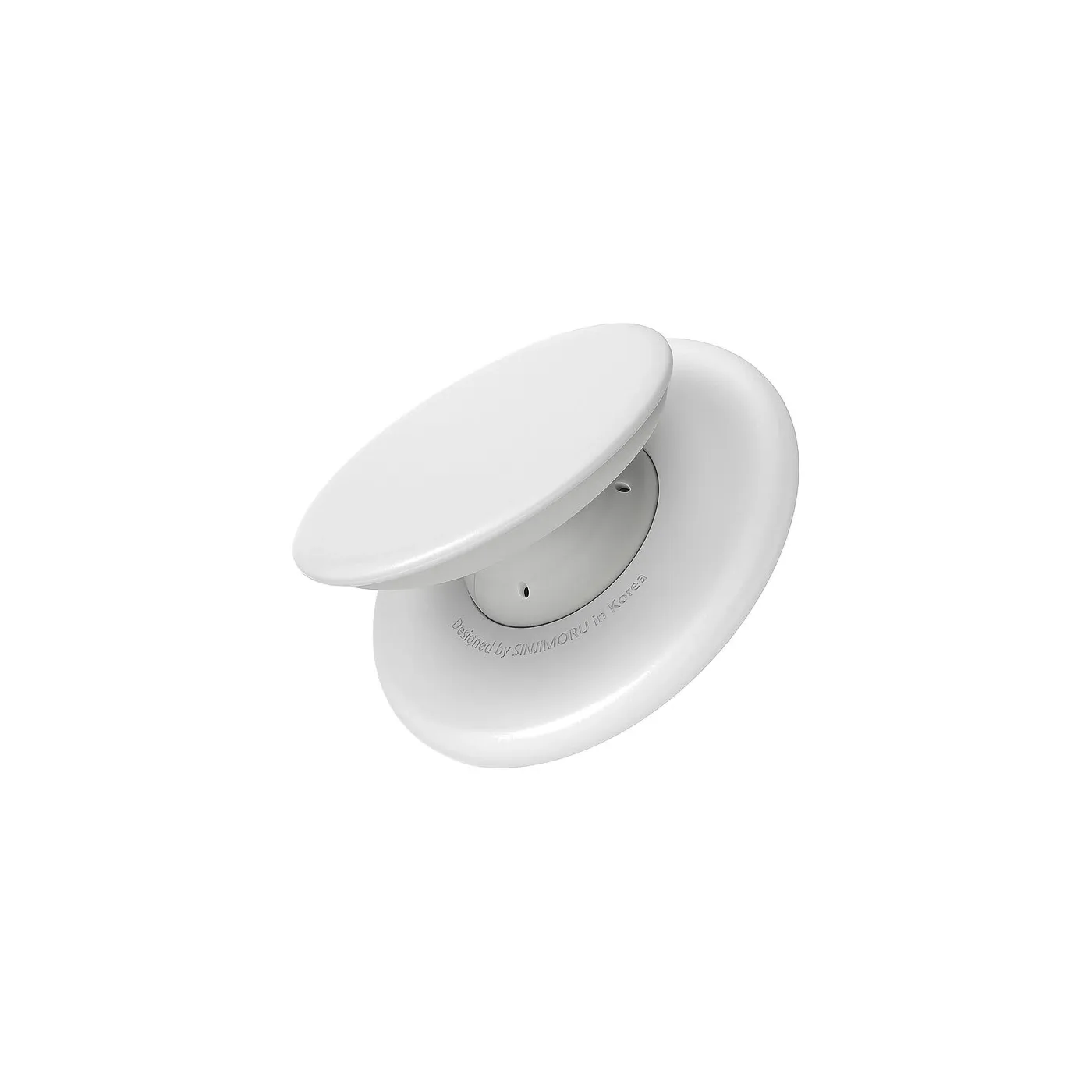 Sinjimoru M-Tap Tok Phone Grip Magnetic Silicone - White