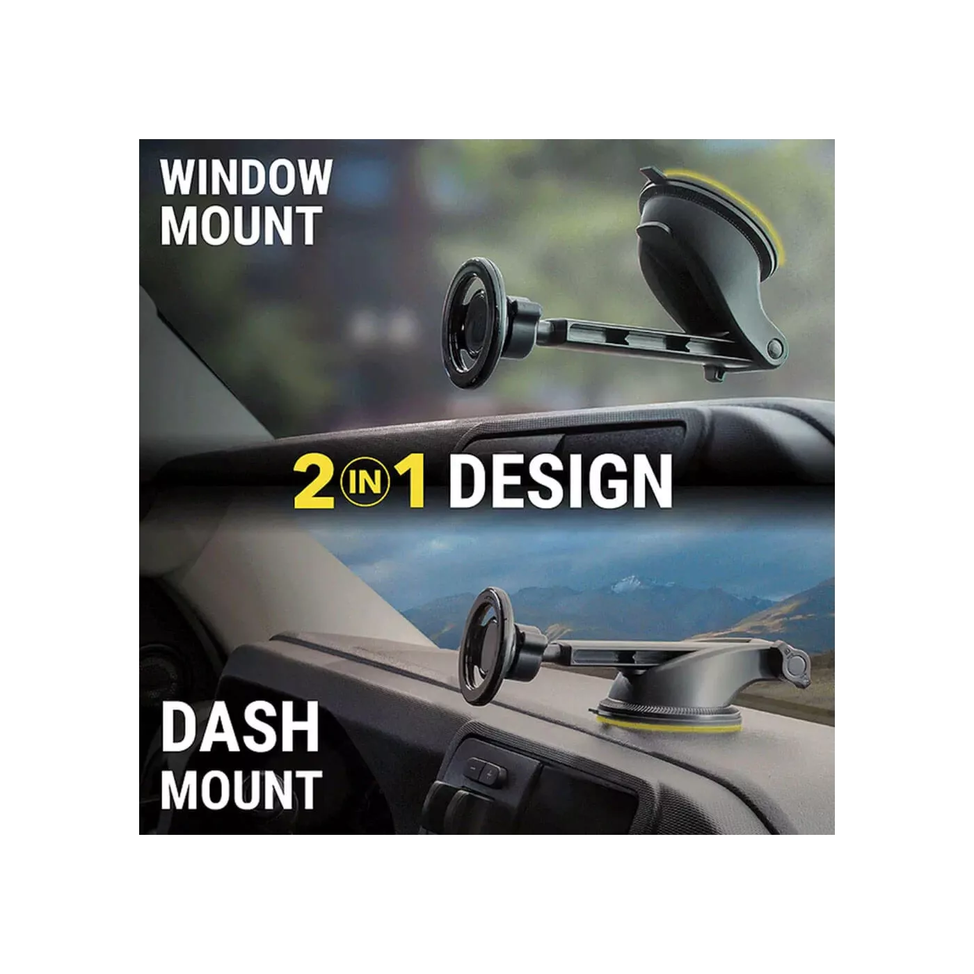 Scosche Select MagSafe Window/Dash Extend Mount - Black
