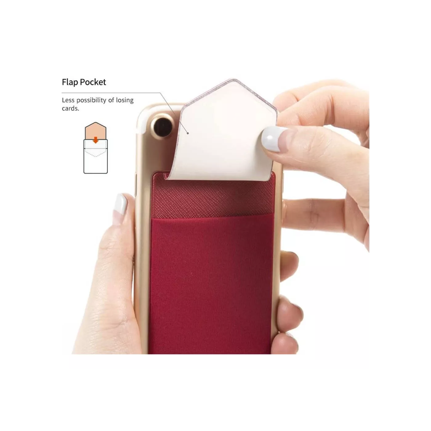 Sinjimoru Sinji Pouch Flap Secure Card Holder