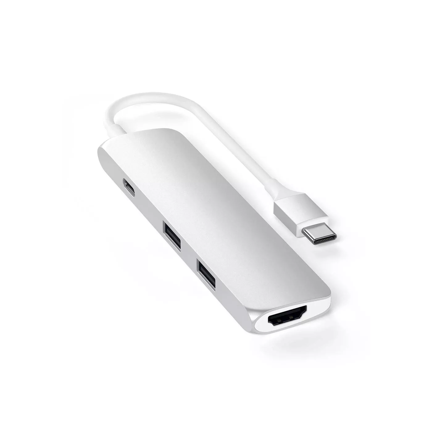 Satechi Slim USB-C -HDMI-2USBC-1USBA Adapter