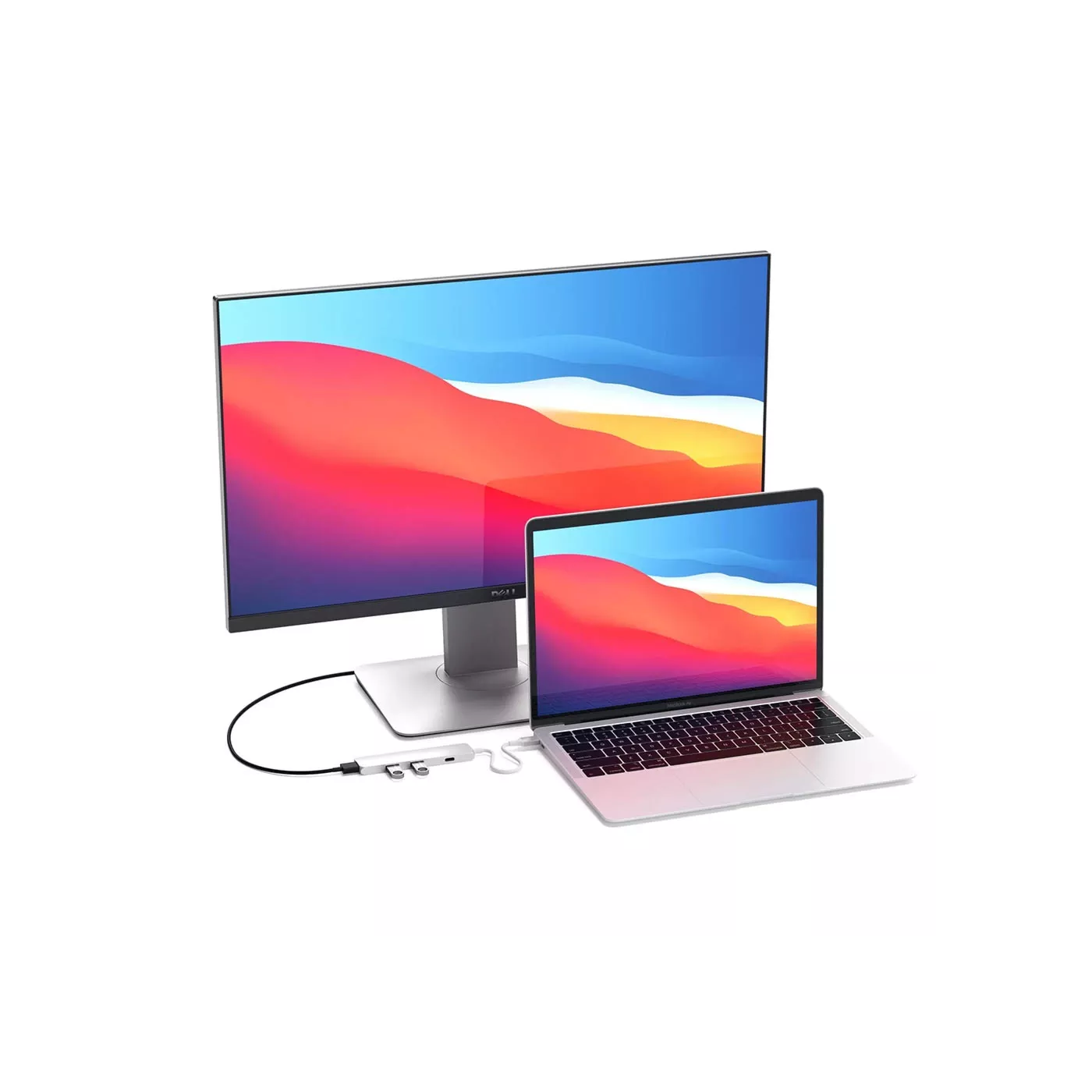 Satechi Slim USB-C -HDMI-2USBC-1USBA Adapter