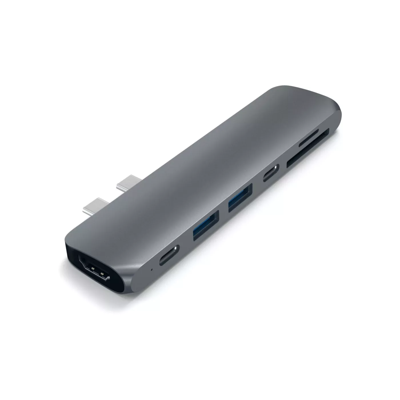 Satechi Aluminium USB-C Pro Hub Adapter Space Gray