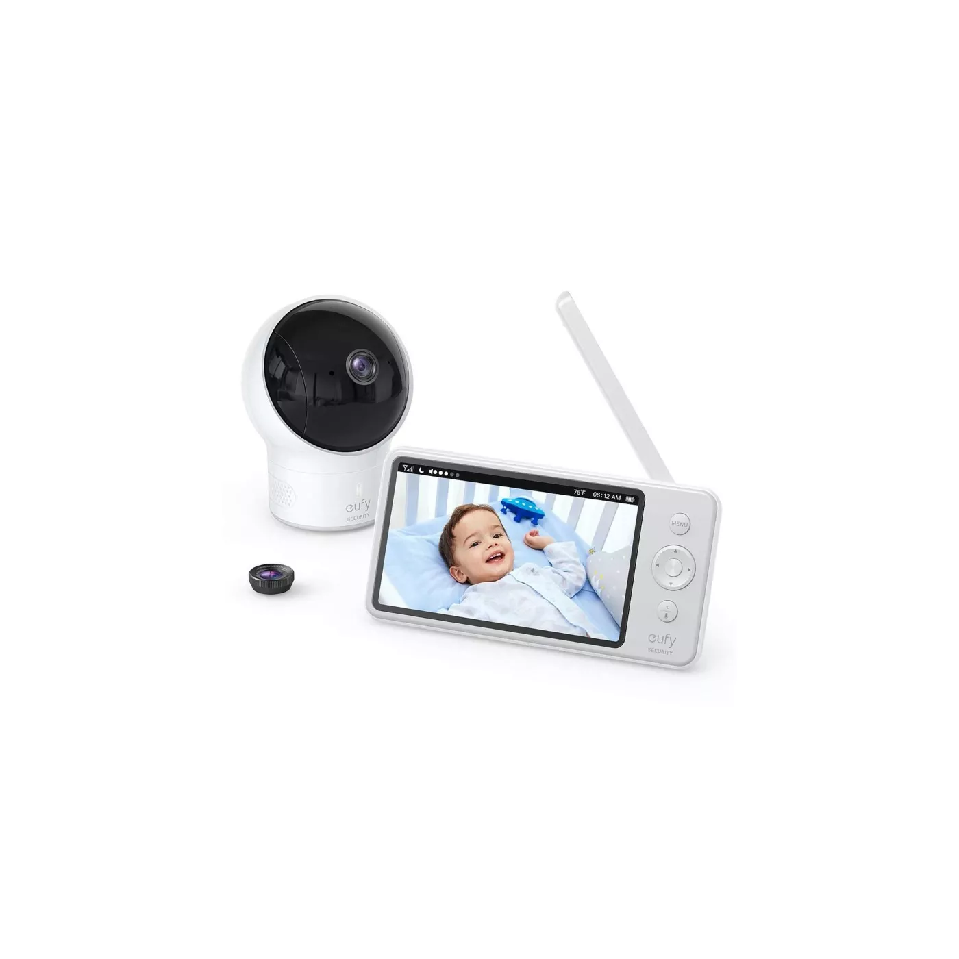 Eufy T83002D2 Wireless Baby Monitor with 720p HD Camera