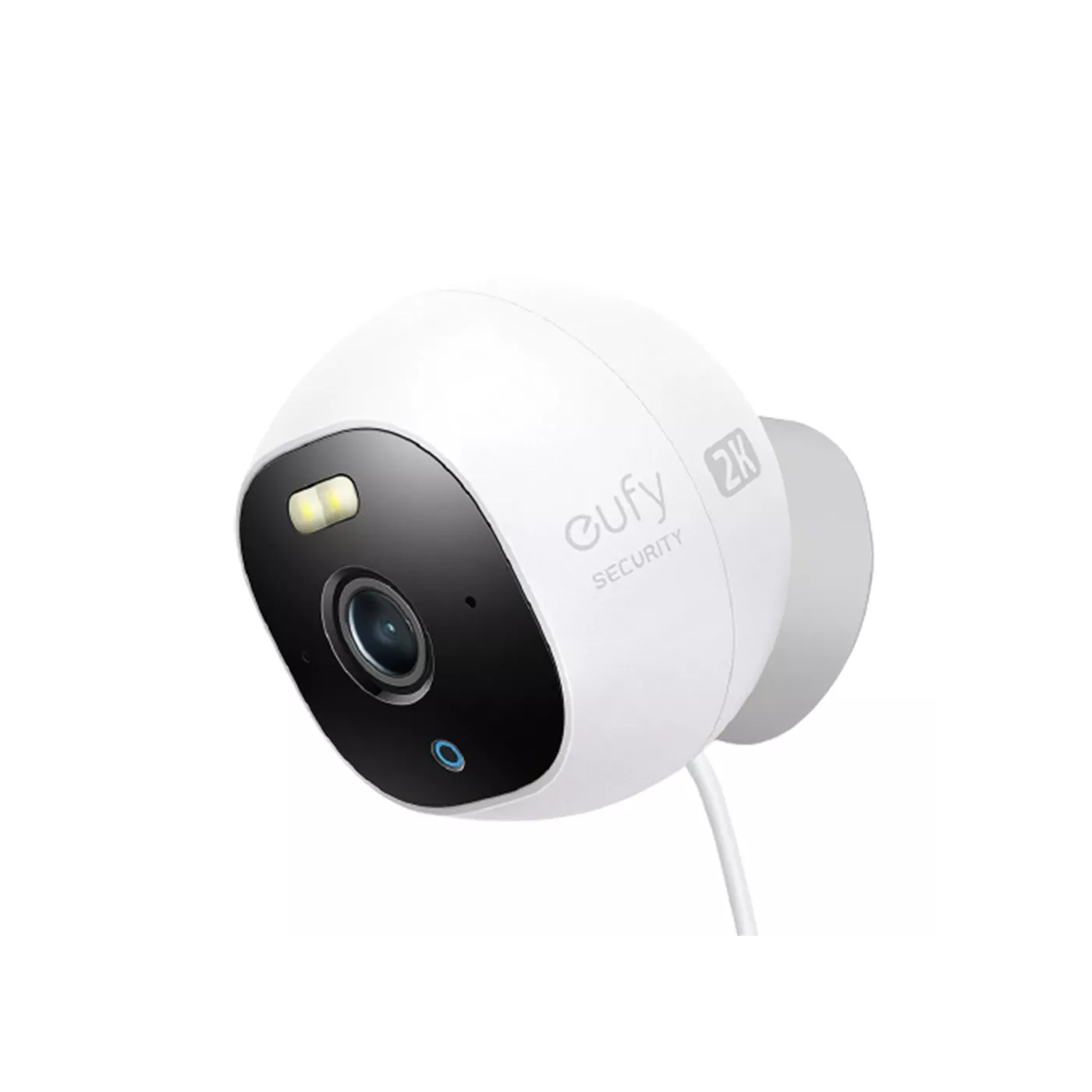 كاميرا أمان Eufy Pro بدقة 2K تعمل عن طريق الواي فاي ببطاقة ذاكرة 32GB - أبيض