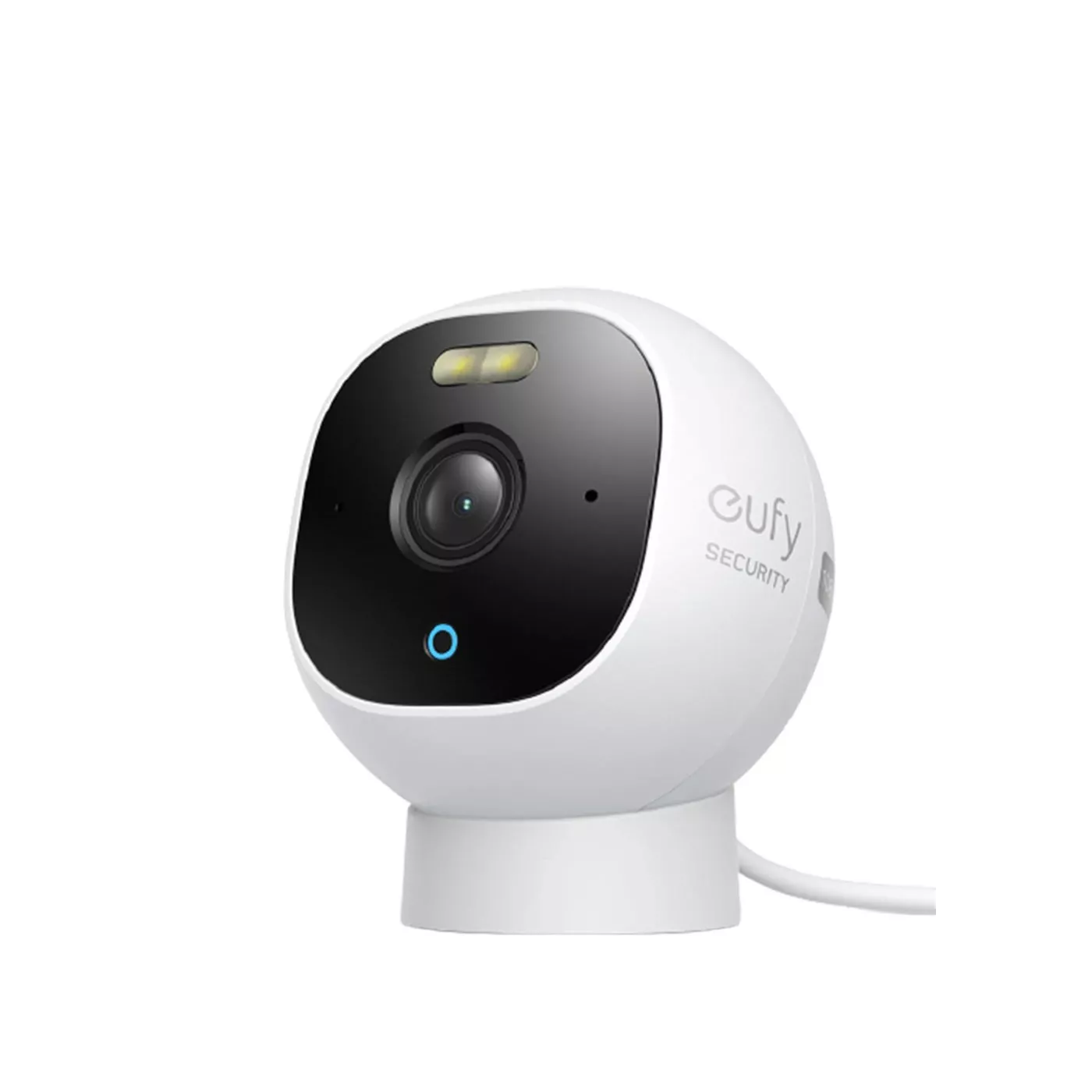 كاميرا أمان Eufy Pro بدقة 2K تعمل عن طريق الواي فاي ببطاقة ذاكرة 32GB - أبيض