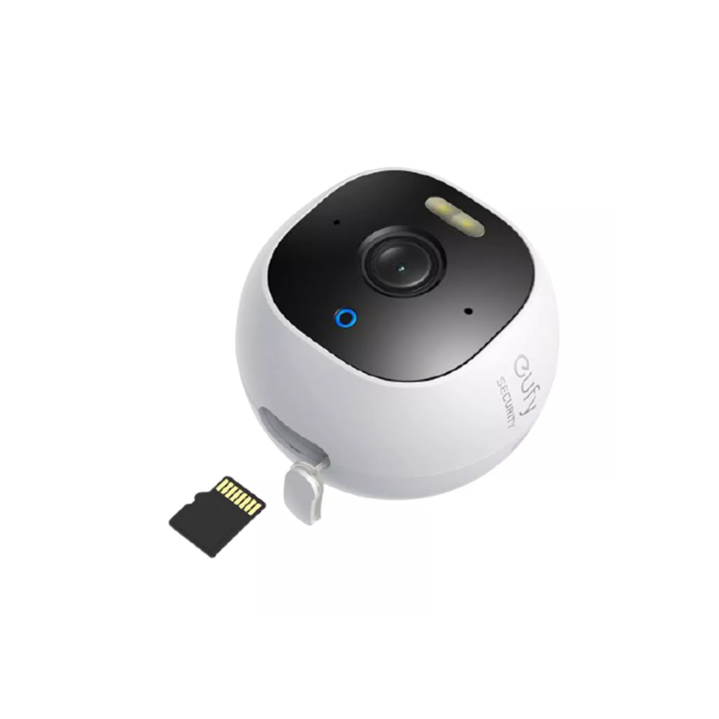 كاميرا أمان Eufy Pro بدقة 2K تعمل عن طريق الواي فاي ببطاقة ذاكرة 32GB - أبيض