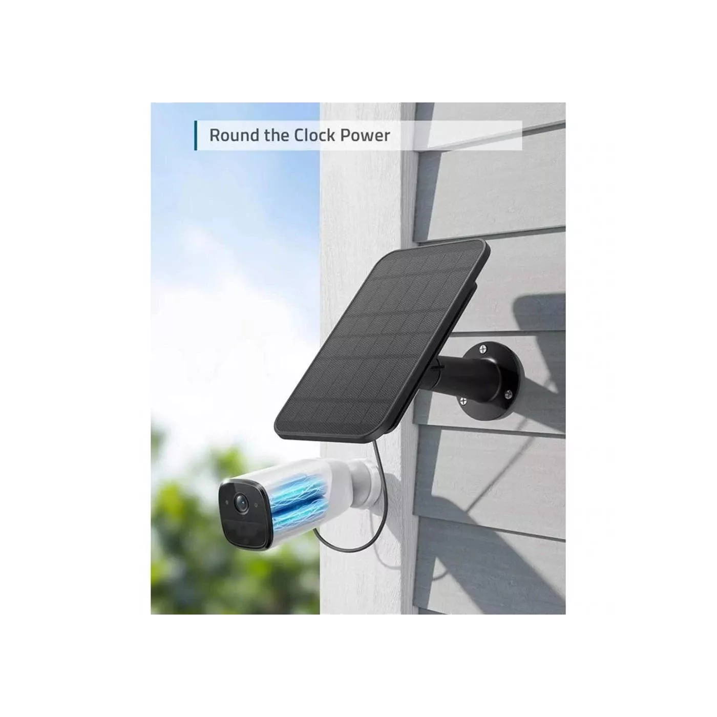 Eufy Solar Panel Charger For eufyCams -Black